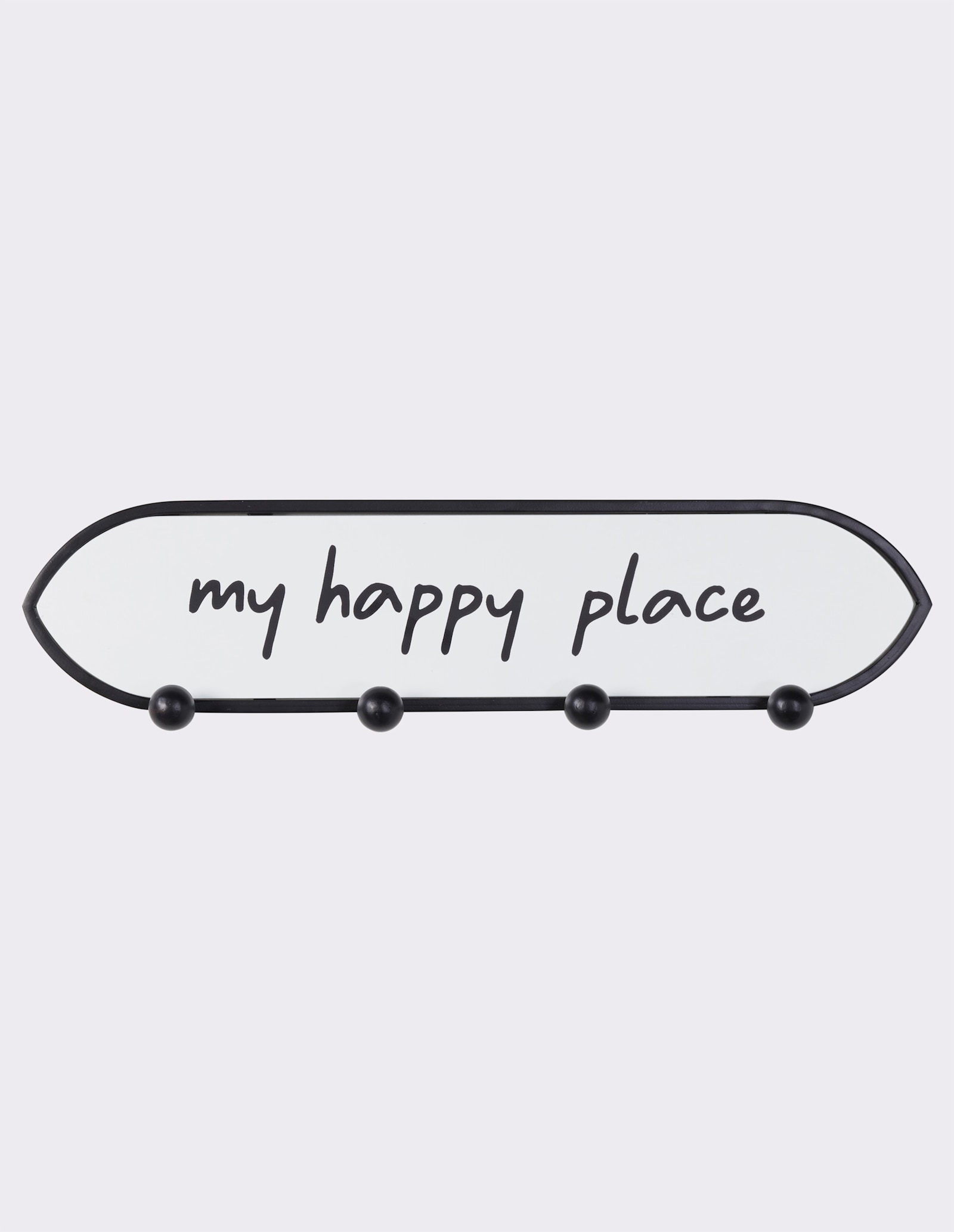 Impressionen Hakenlijst - wit/zwart