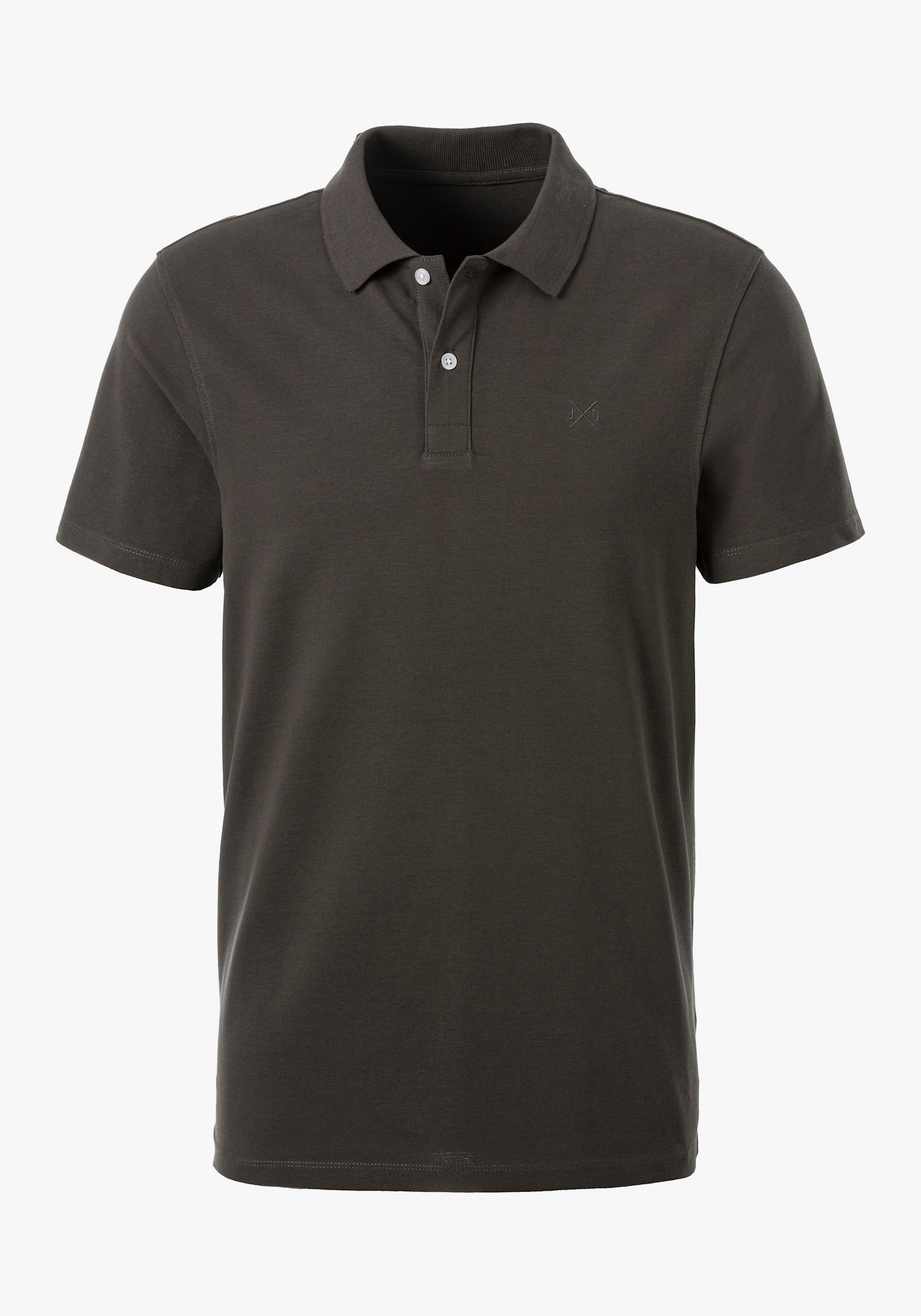 John Devin Poloshirt - apricot/dunkelgrau