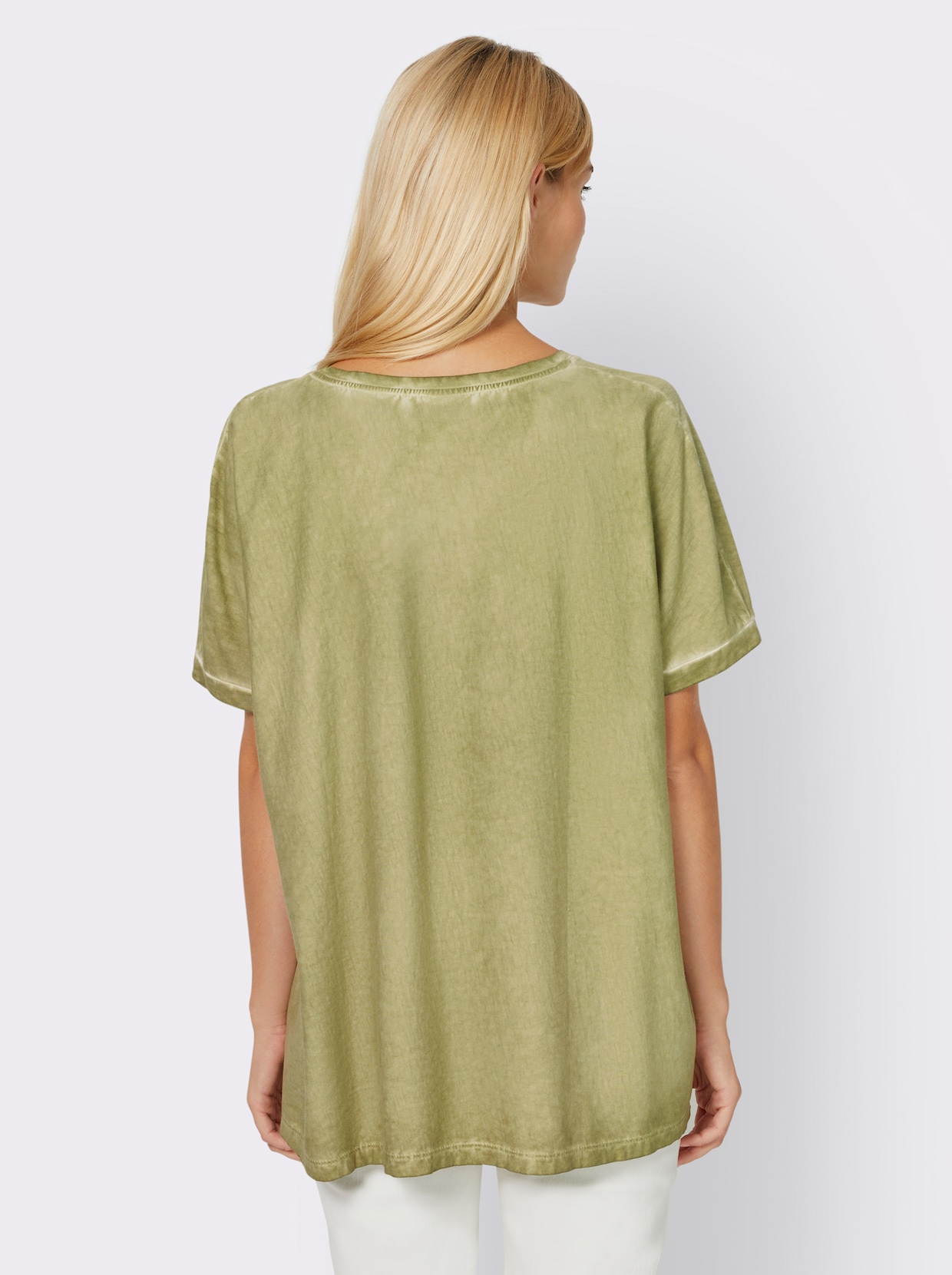 heine Shirt - rietgroen