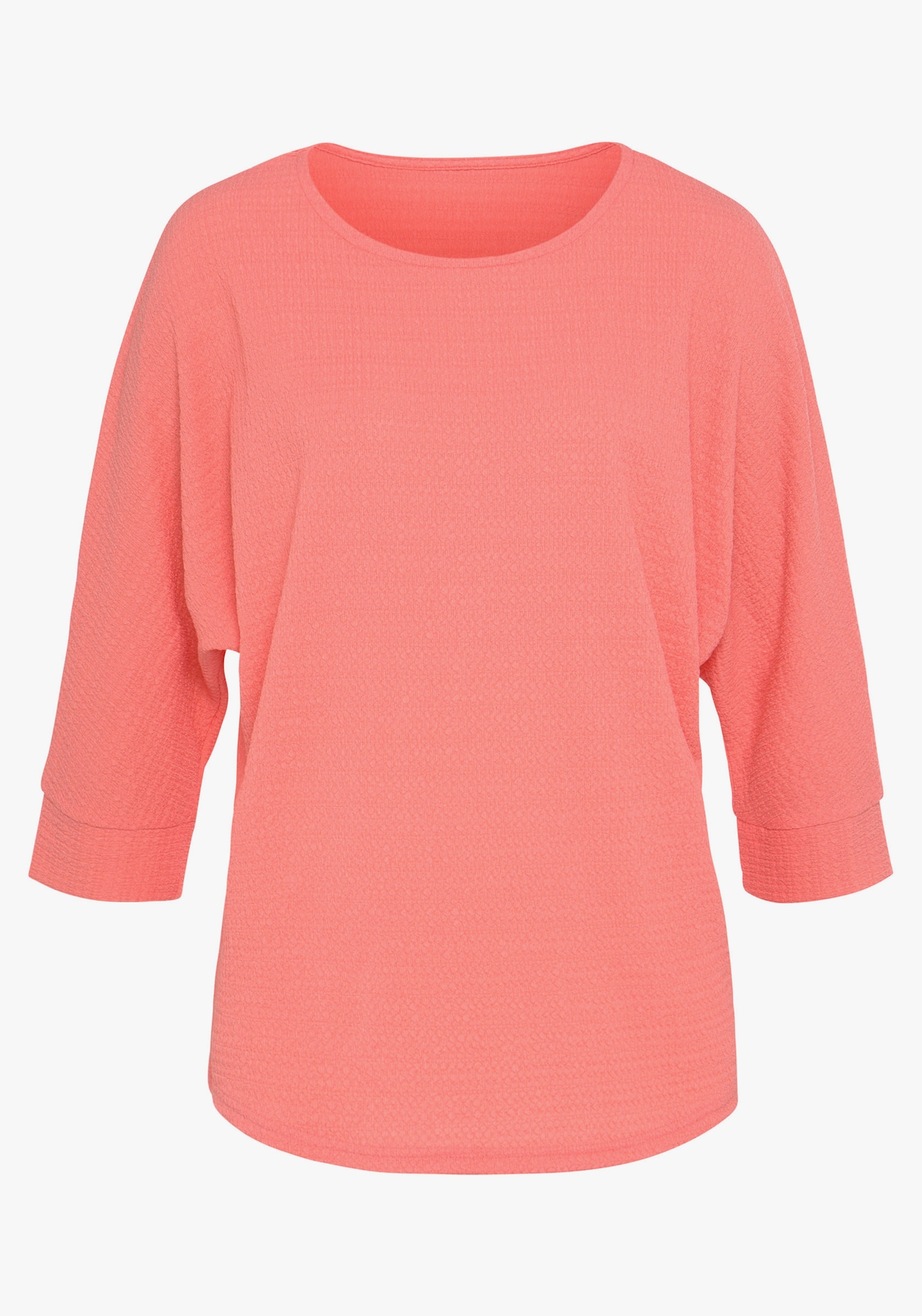 Vivance Shirt met 3/4-mouw - apricot