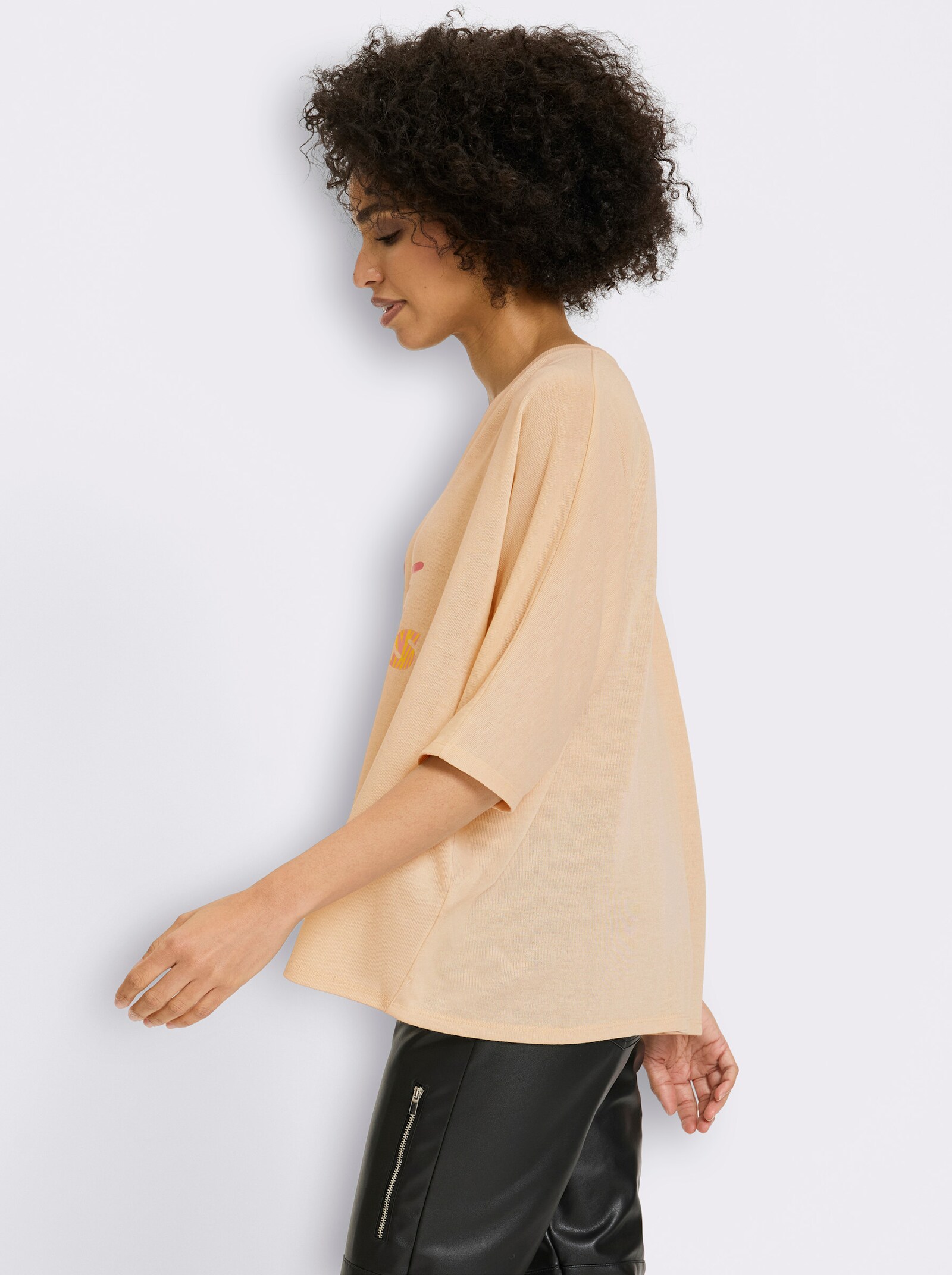 heine Sweatshirt mit Fledermaus-Ärmel - sand