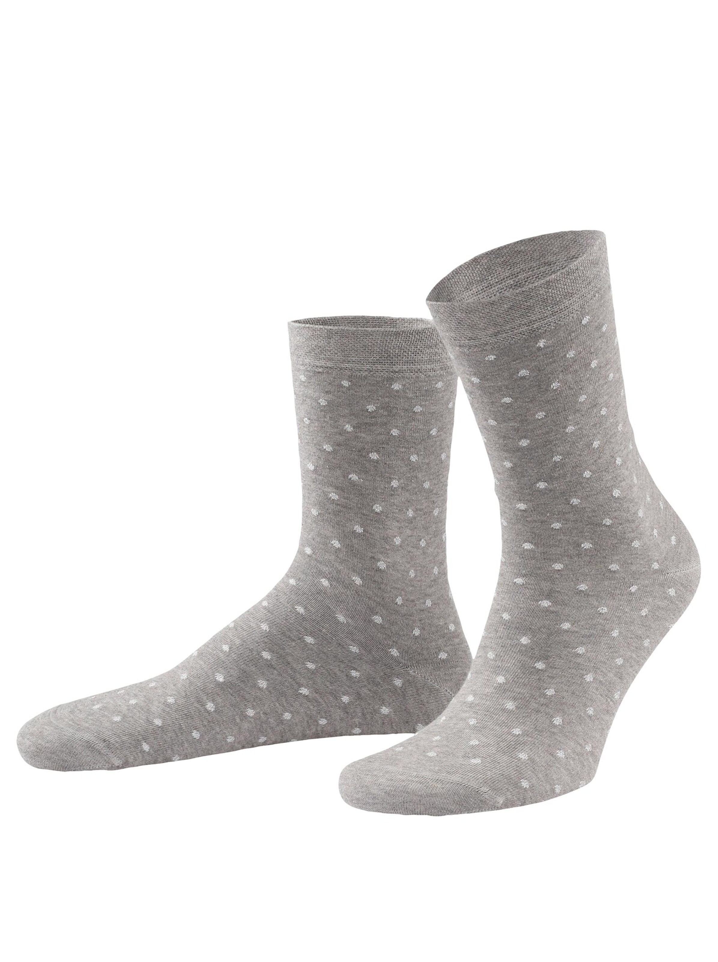 Damen-Socken - grau-meliert