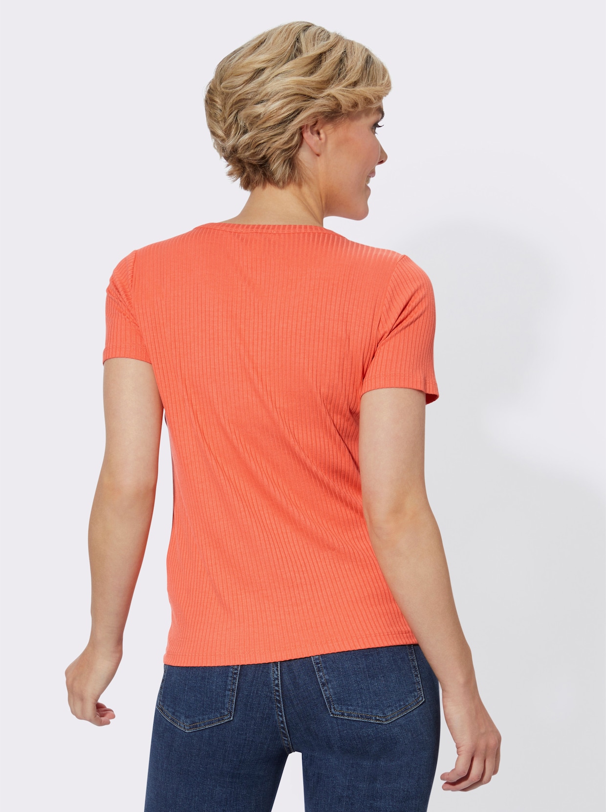 Shirt met korte mouwen - oranje