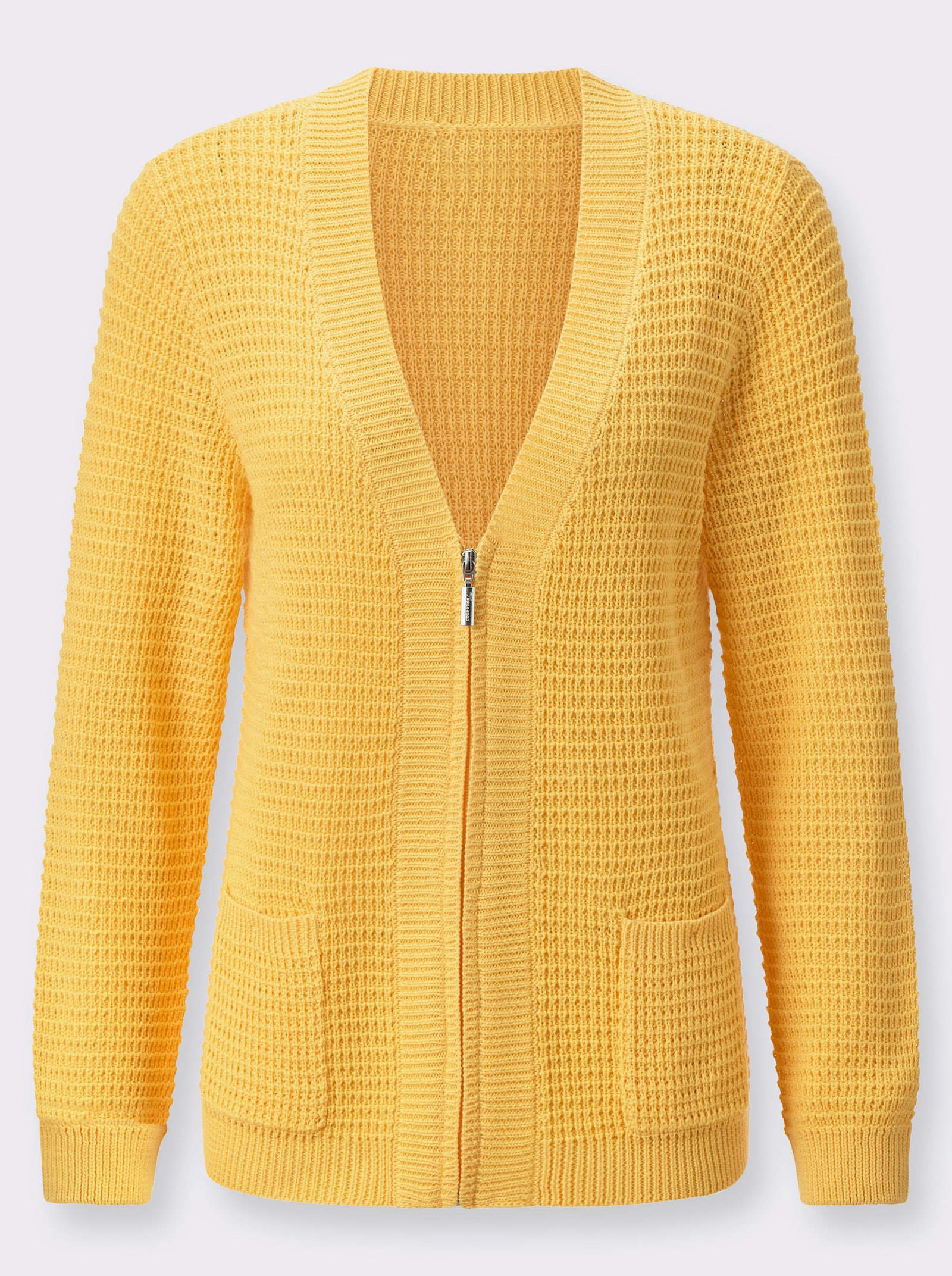 Vest met ritssluiting - geel