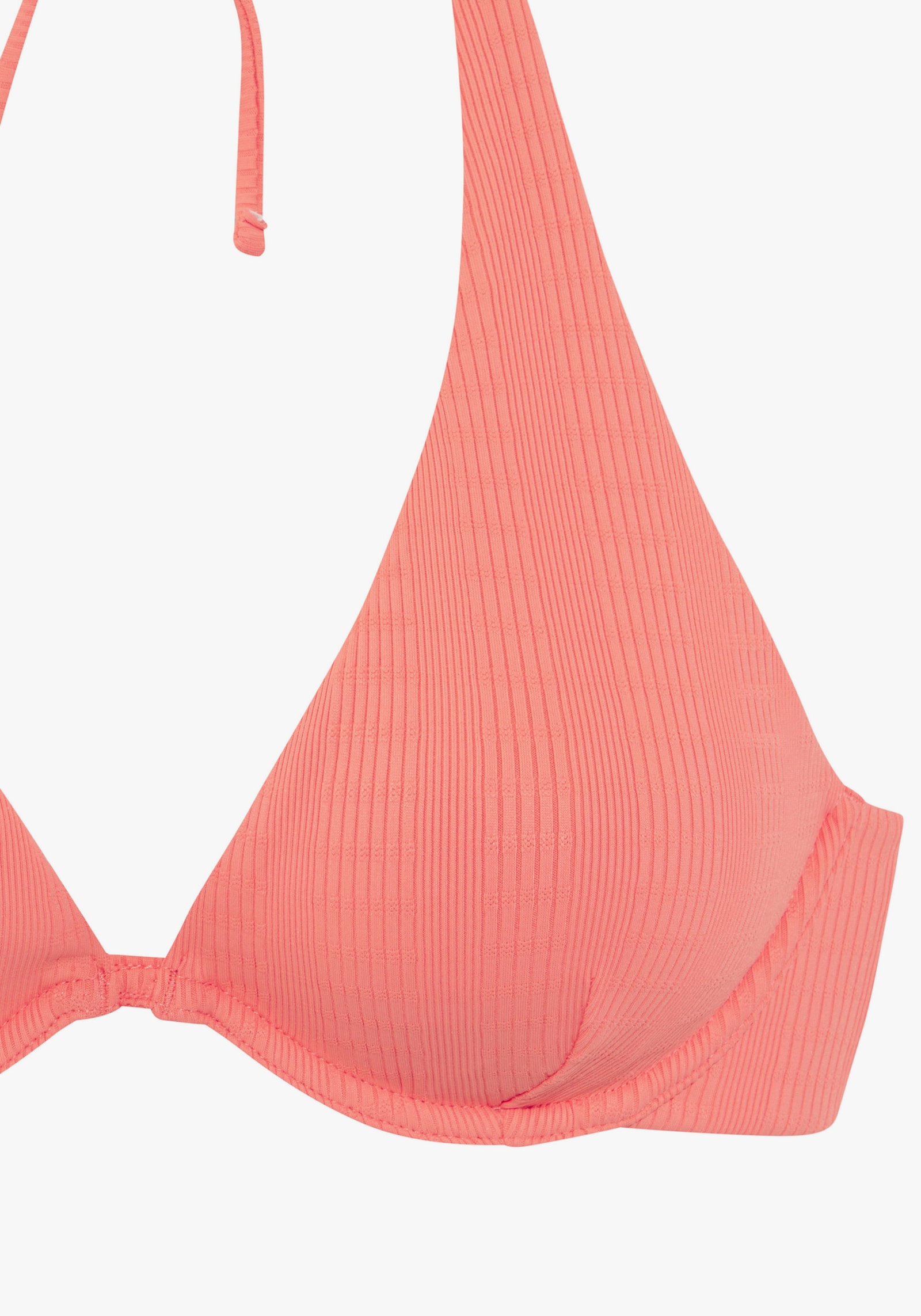 Copenhagen Studios Bügel-Bikini-Top - apricot