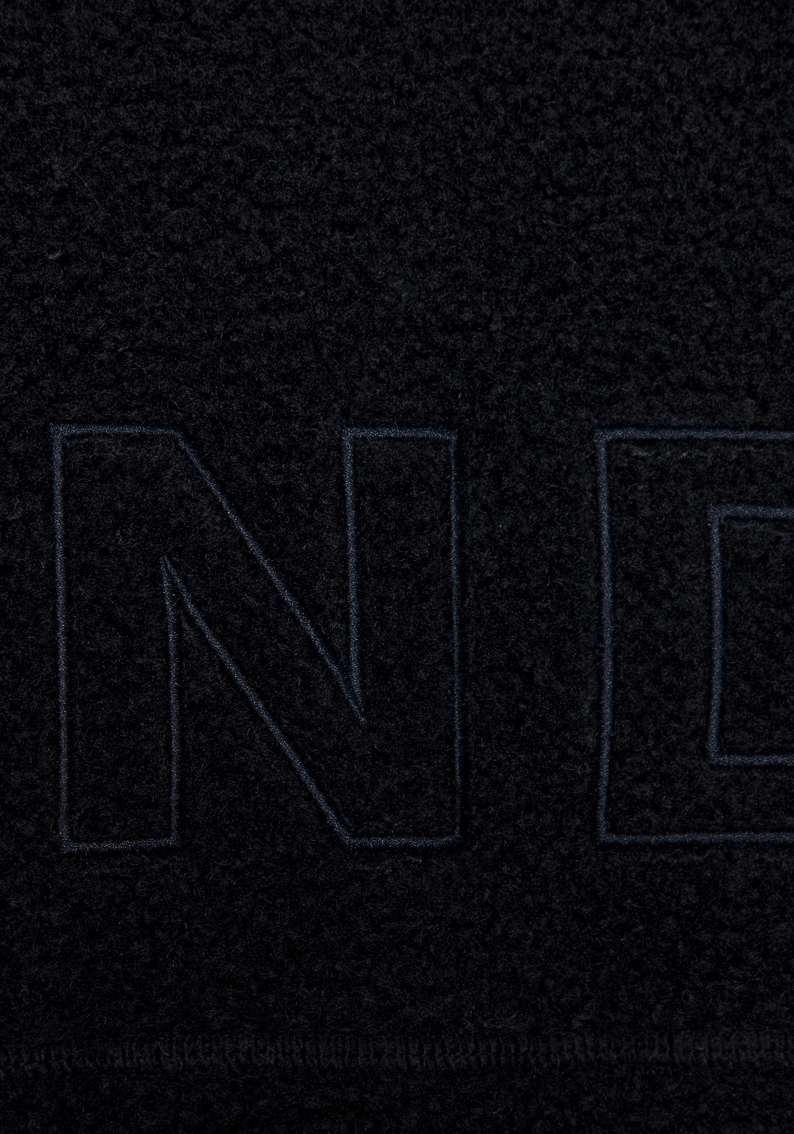 Elbsand Fleeceweste - schwarz