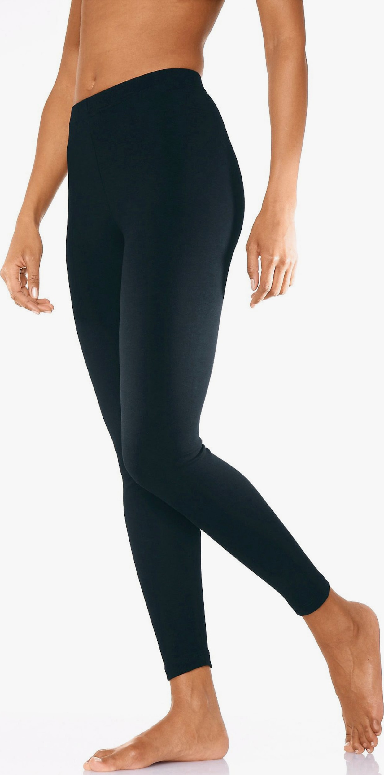 Leggings - himbeere, schwarz