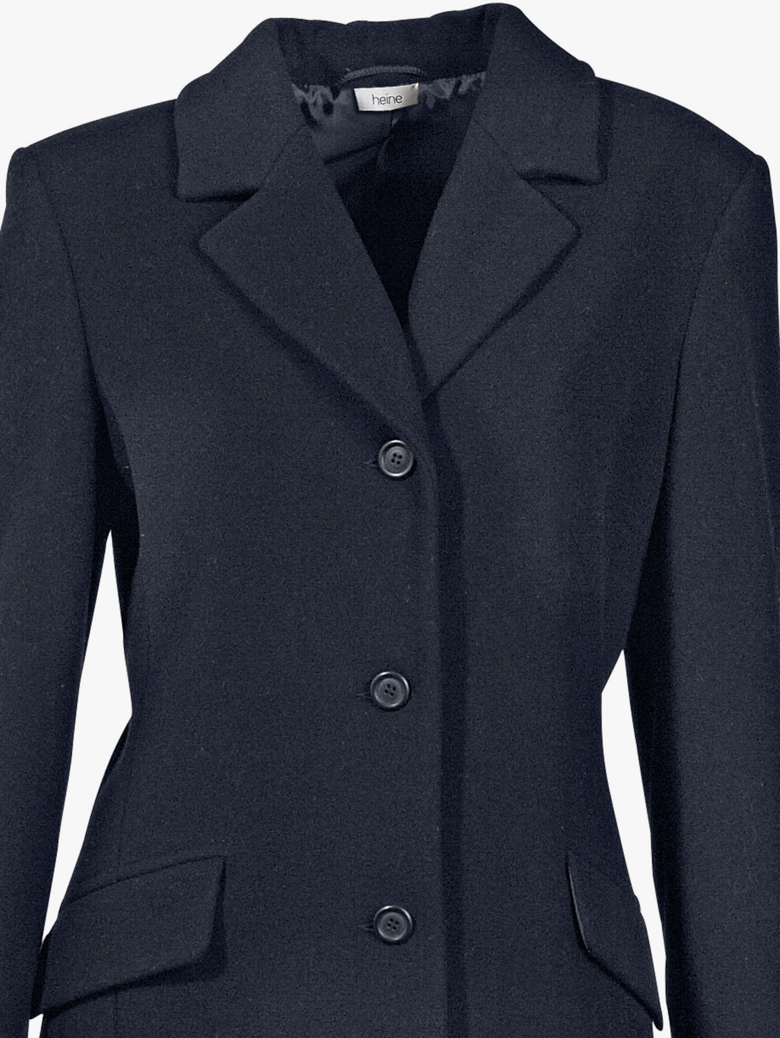 heine Manteau coupe longue - marine