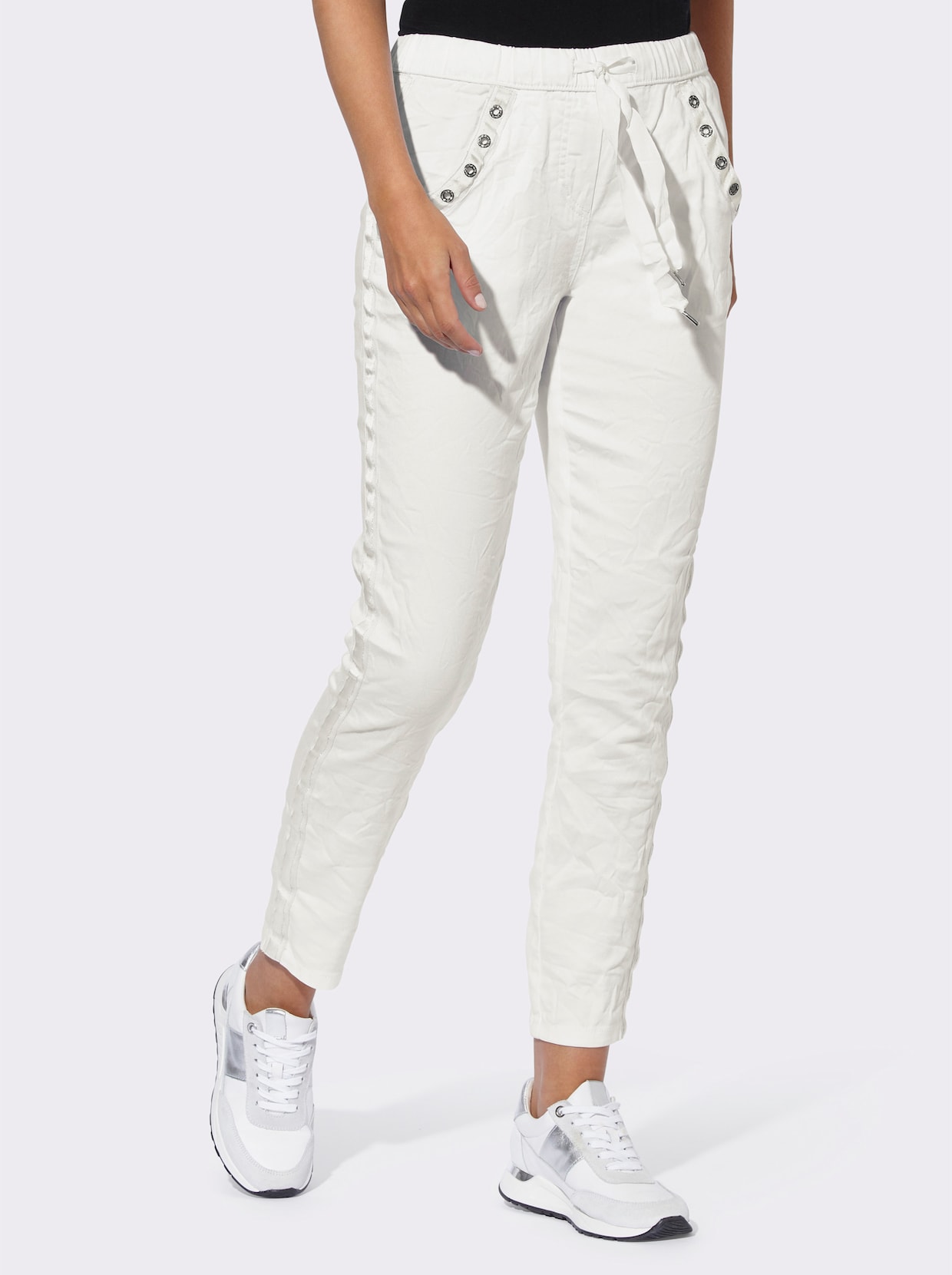 heine Pantalon - blanc