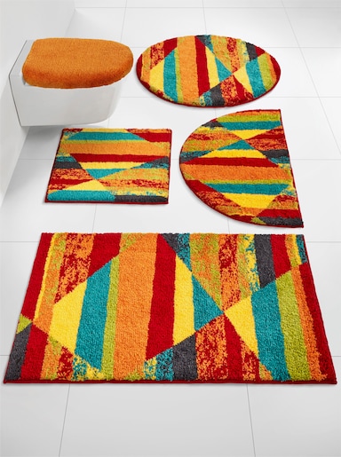 Grund Tapis de bain - terre cuite-multicolore