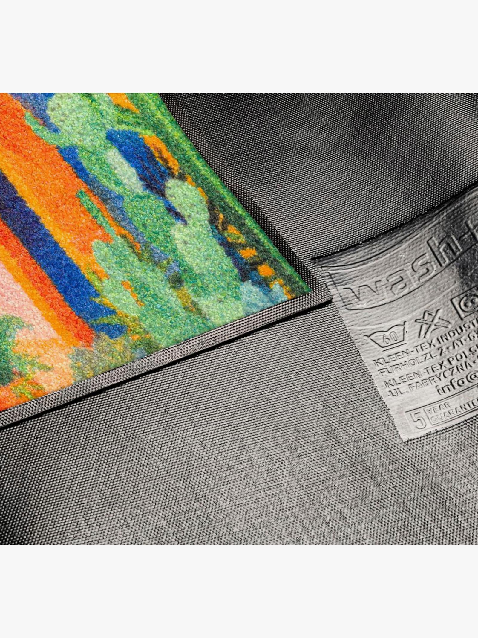 wash+dry by Kleen-Tex Fußmatte - orange-bunt