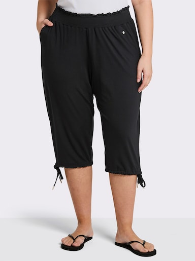 sheego Capri-Hose - schwarz