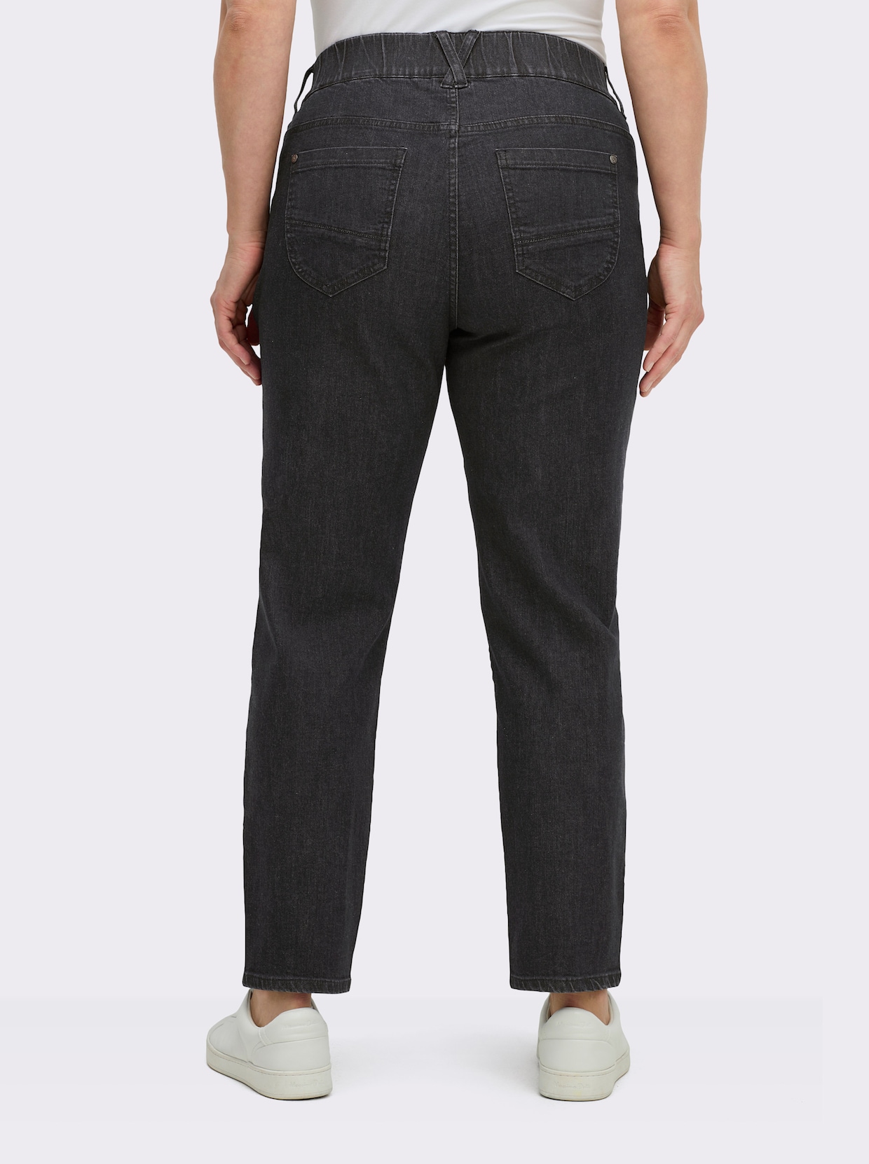 sheego Jeans - black denim
