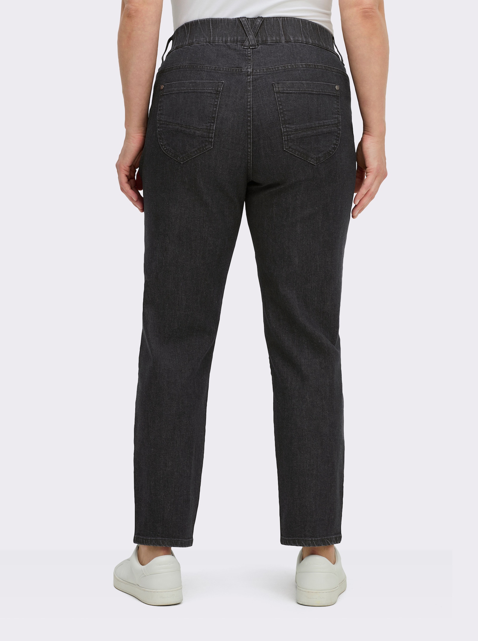 sheego Jeans in 5-pocketsmodel - black denim