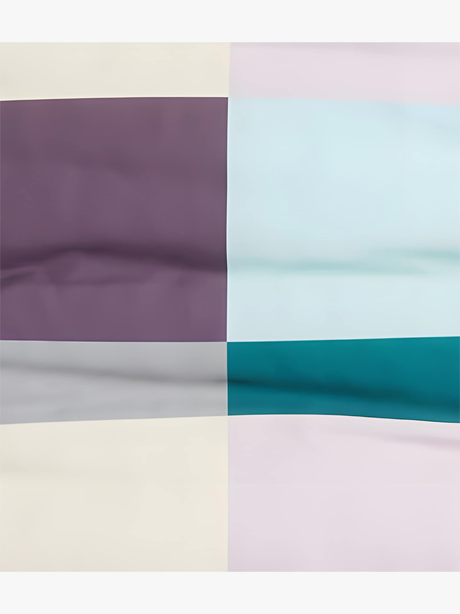 Grund Wendebettwäsche - lila-petrol-bedruckt