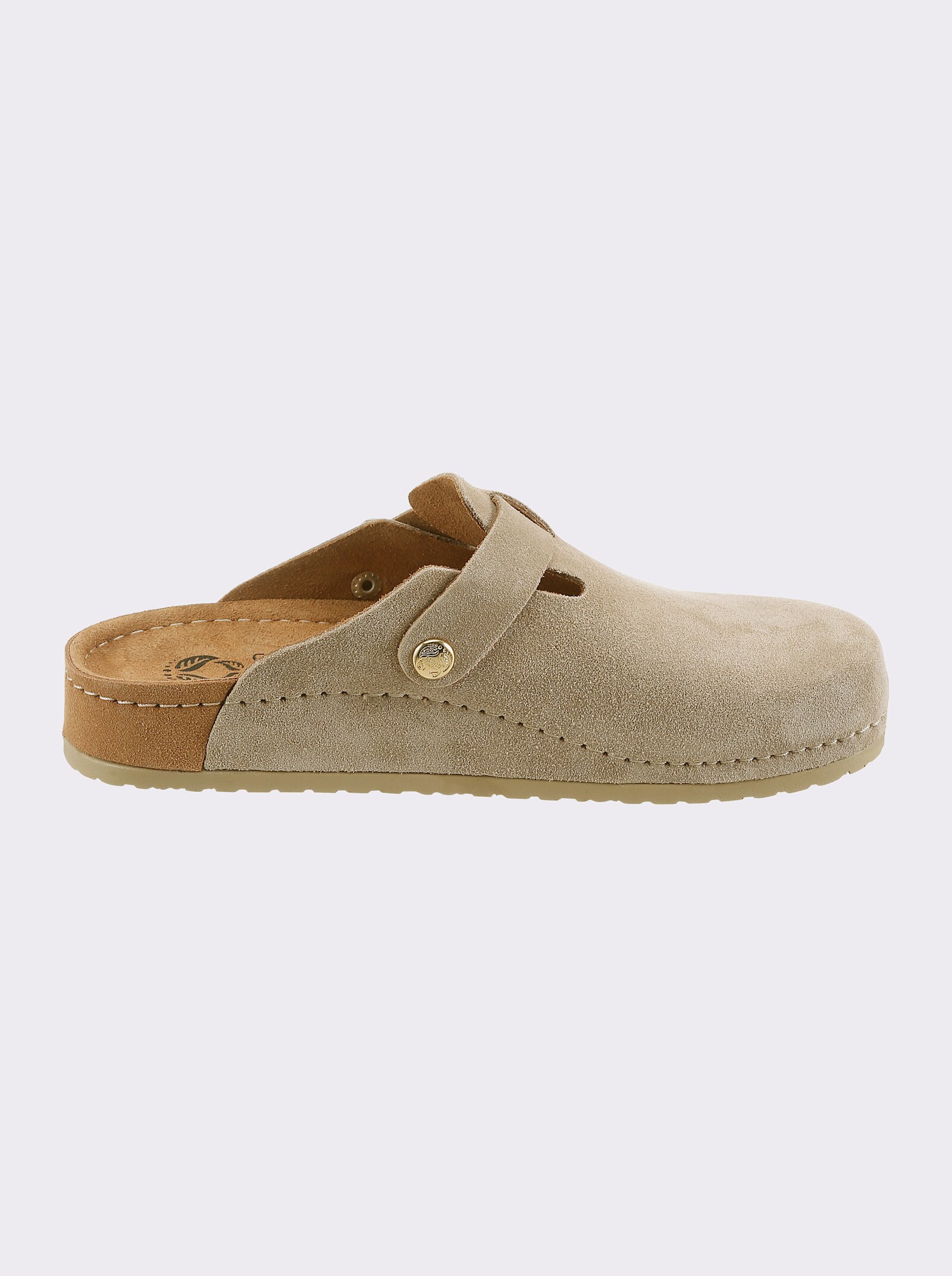 Mubb Clog aus Leder - beige