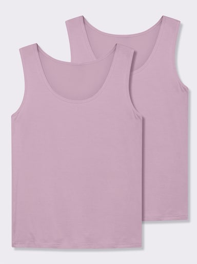 wäschepur Achseltop mit breiten Trägern - orchidee