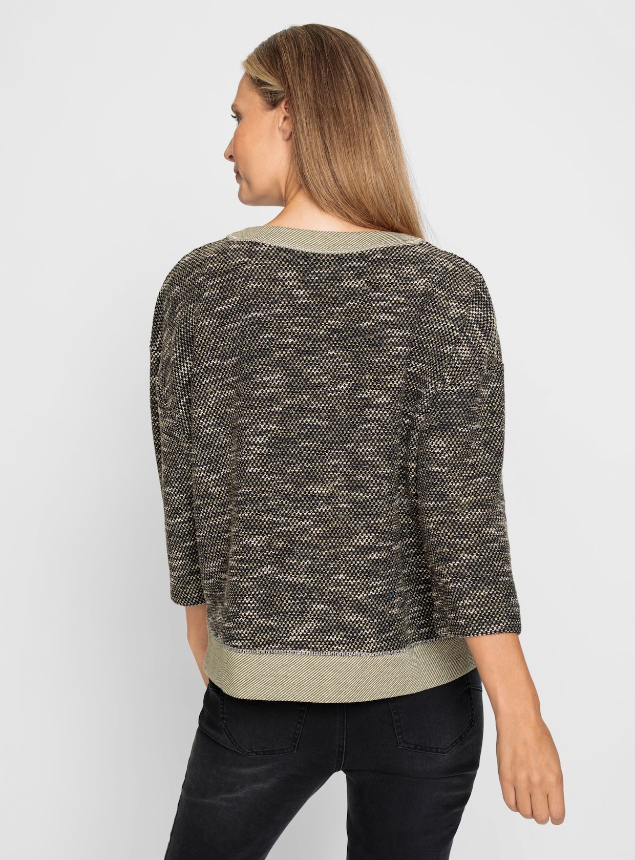 heine Pullover - khaki-meliert