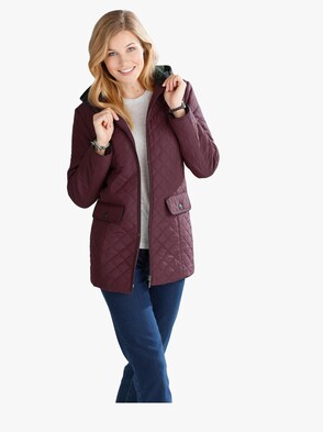 Steppjacke - burgund