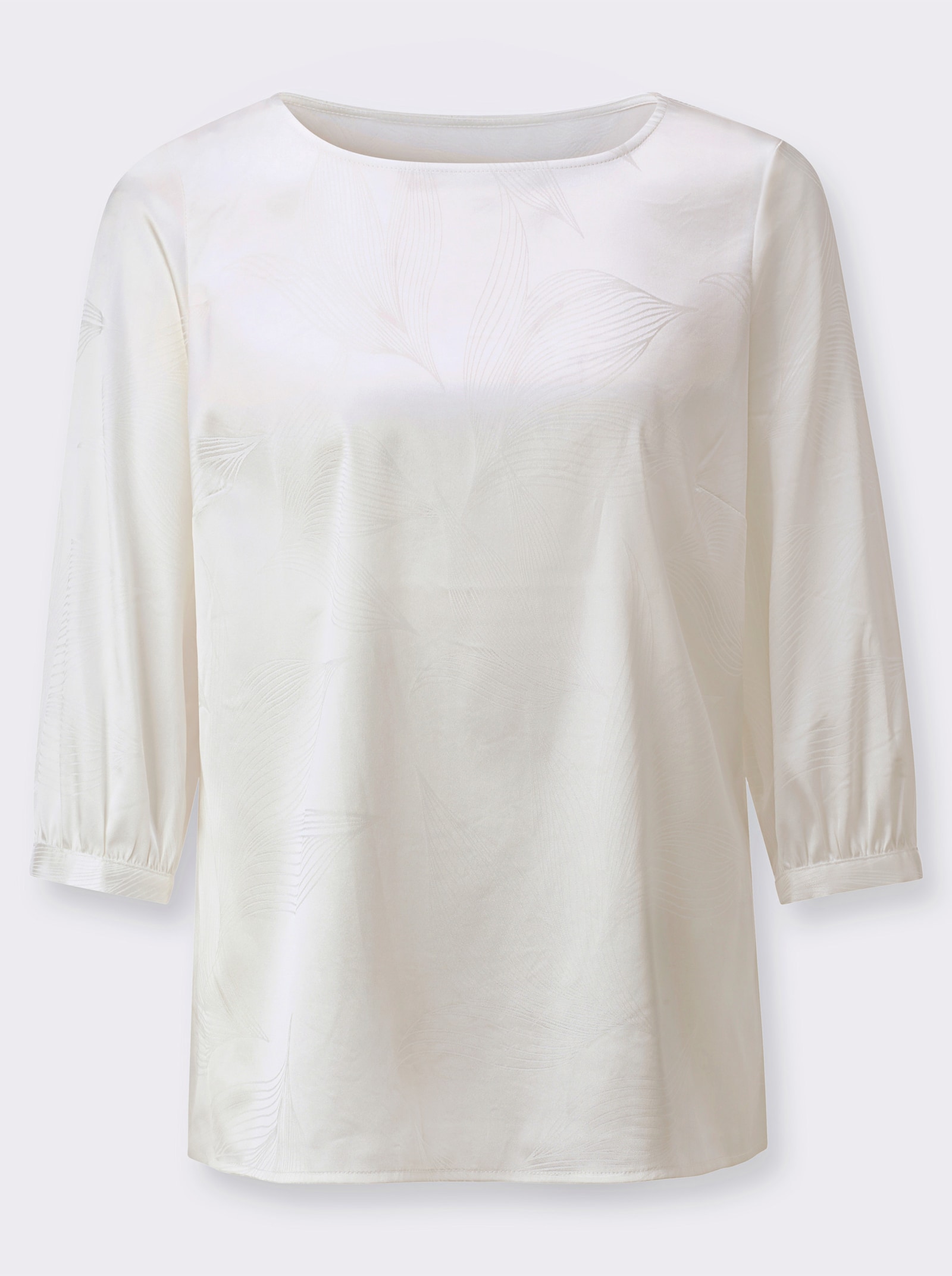 Chemisier à encolure en U - écru