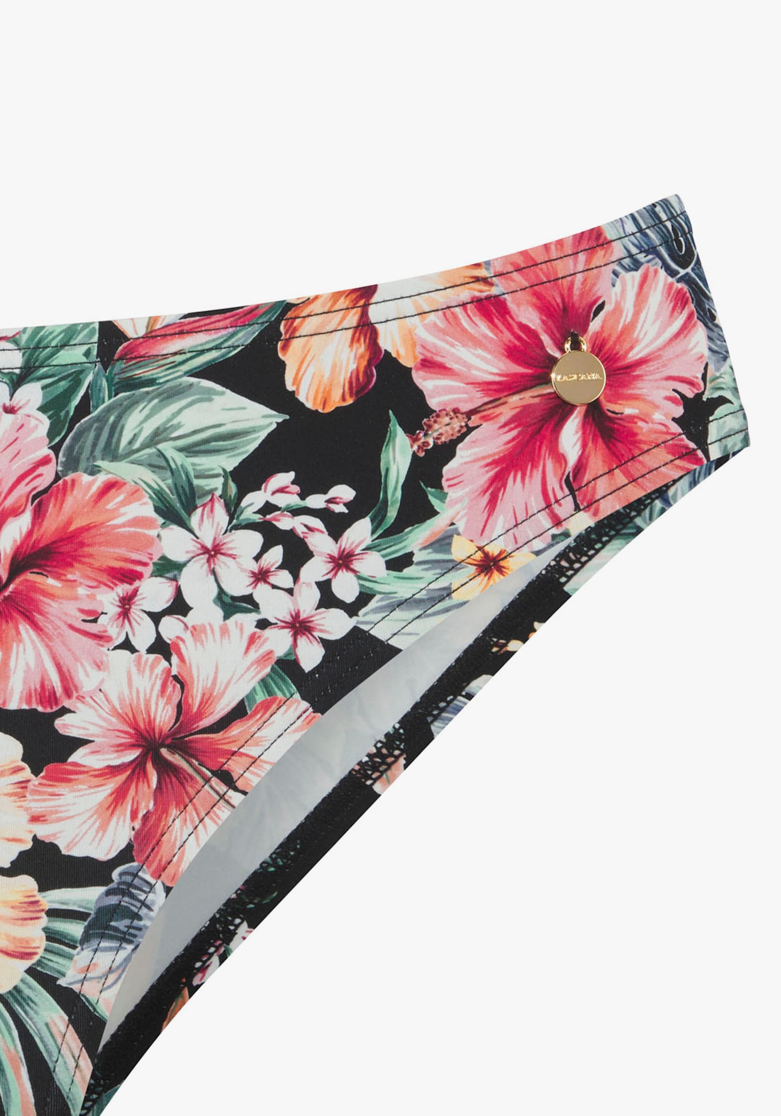 LASCANA Bikini-Hose - schwarz bedruckt