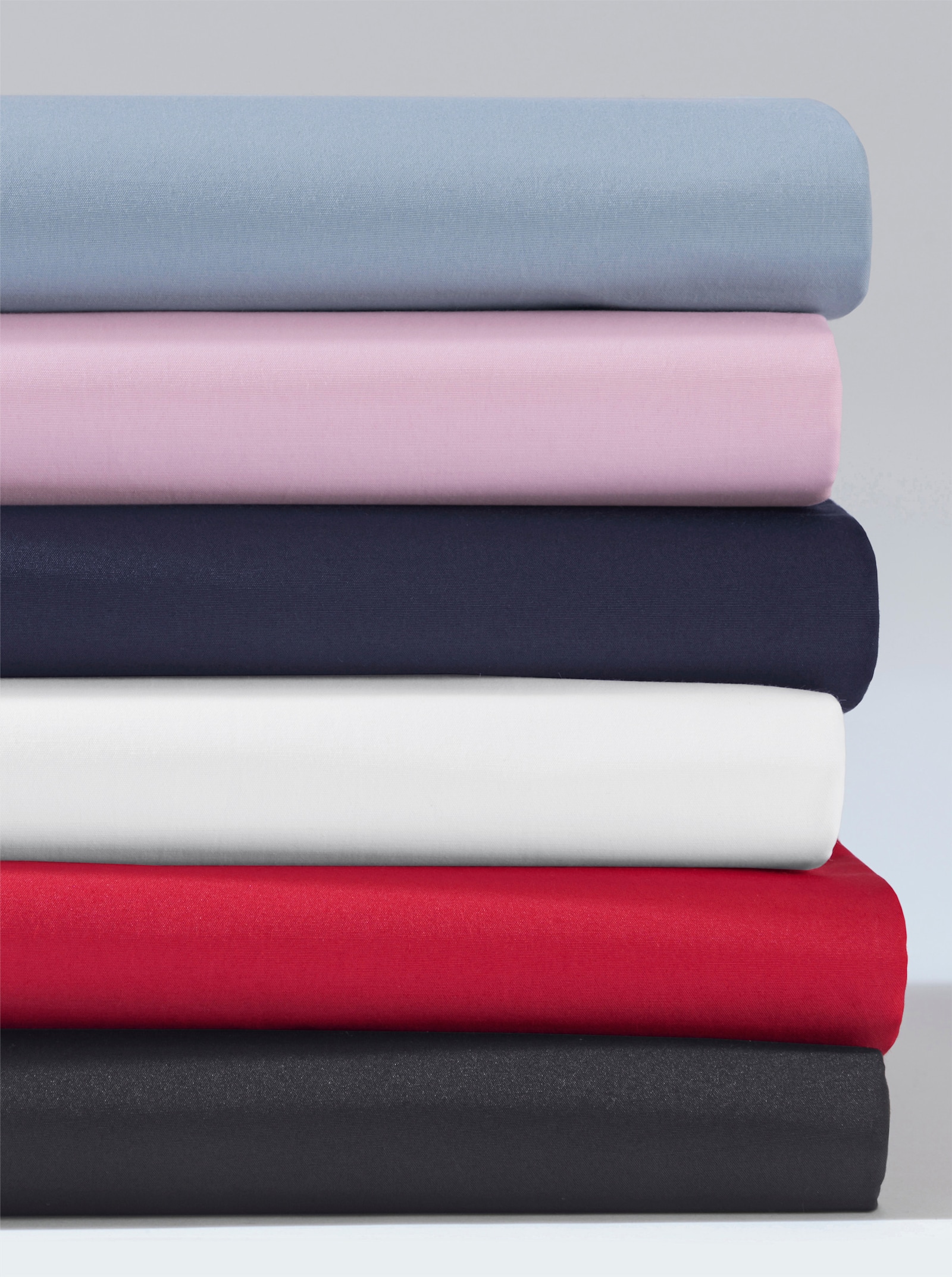 Baumwollbluse mit überschnittenen Schultern - marine