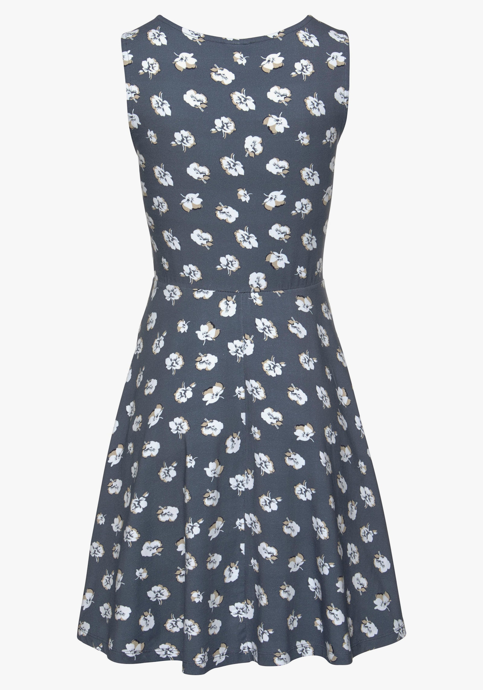 Beachtime Strandkleid - graublau-bedruckt