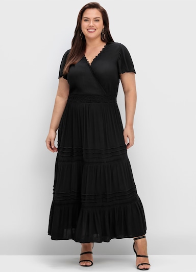 sheego by Joe Browns Maxikleid - schwarz