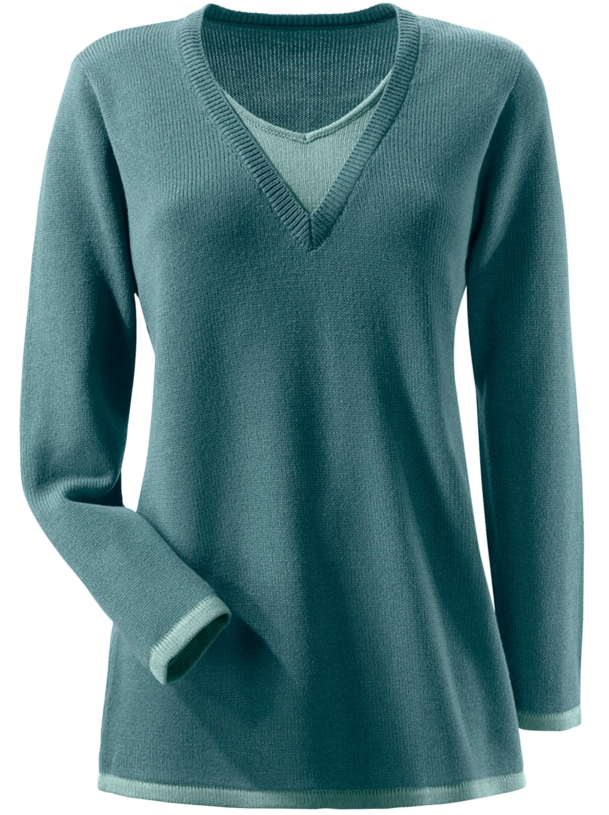 Pullover - petrol-wintertürkis