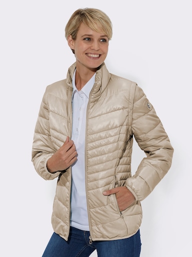 Steppjacke - beige