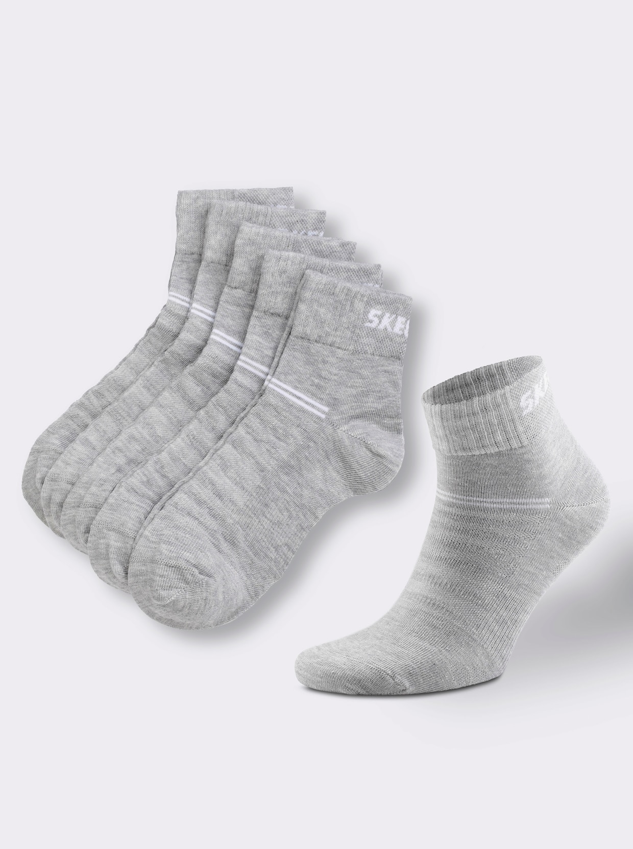 Skechers Sneakersocken - grau-meliert