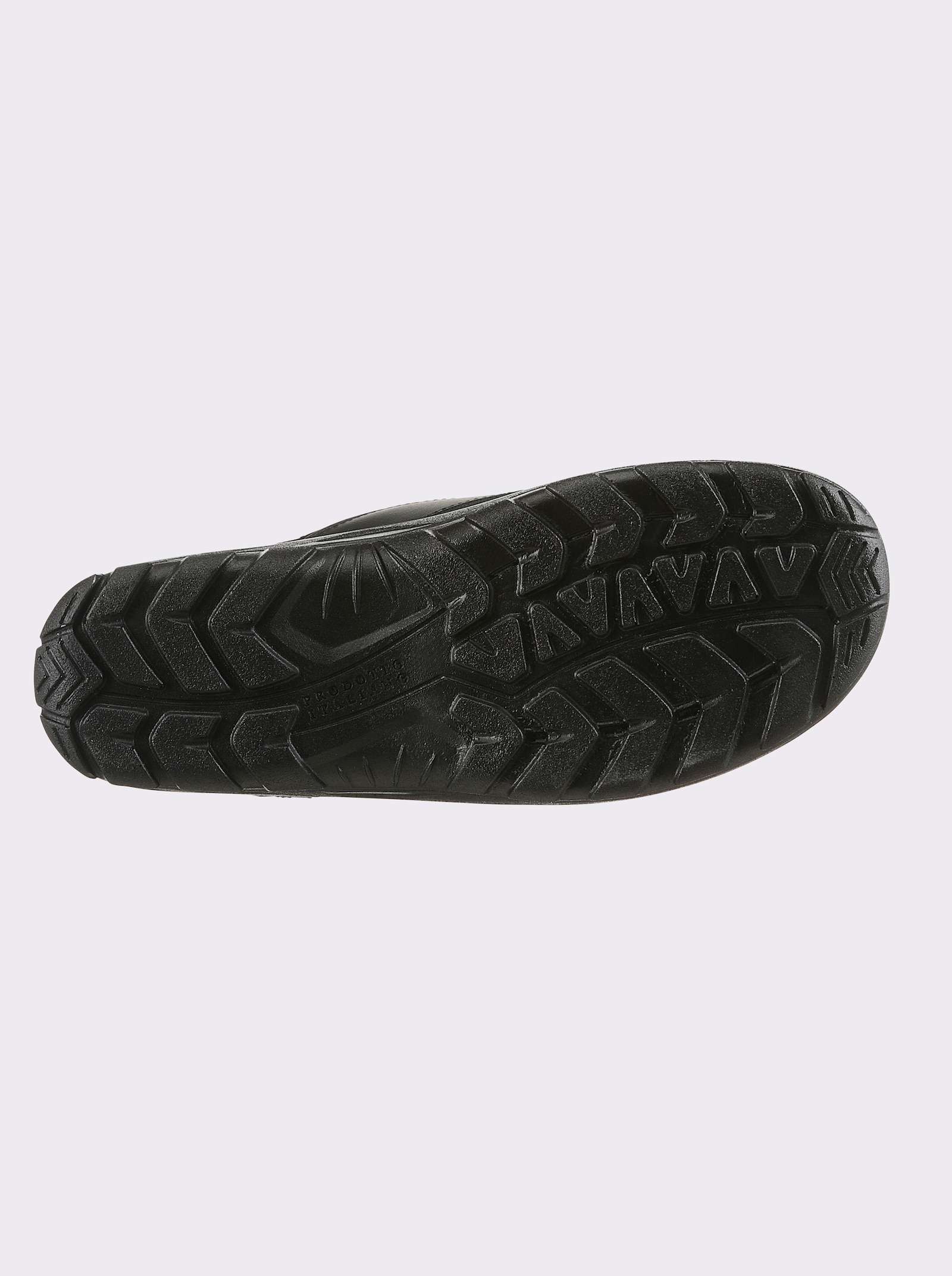 Slipper met stretchinzet - zwart