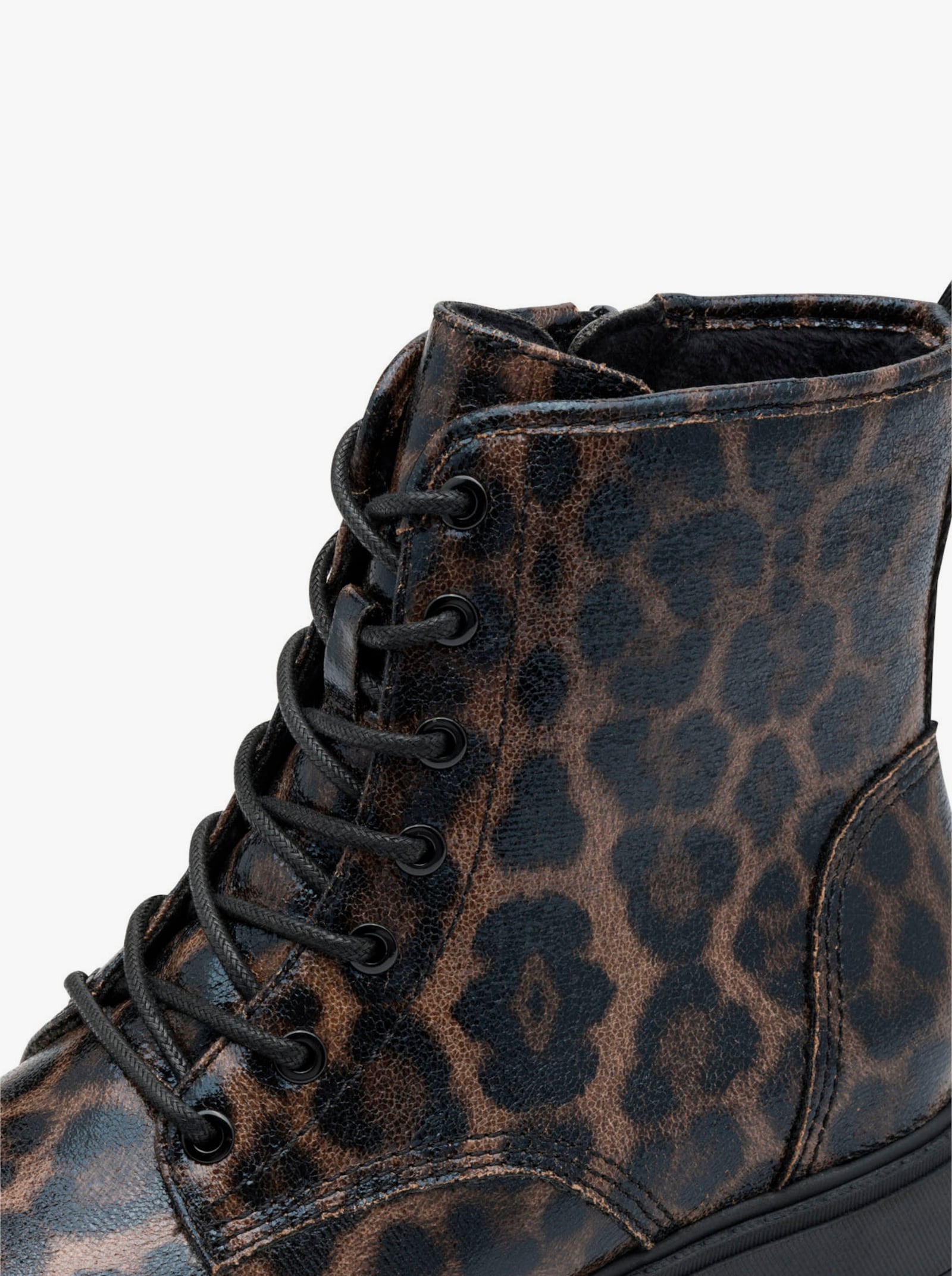 Jana Stiefelette - schwarz-gemustert