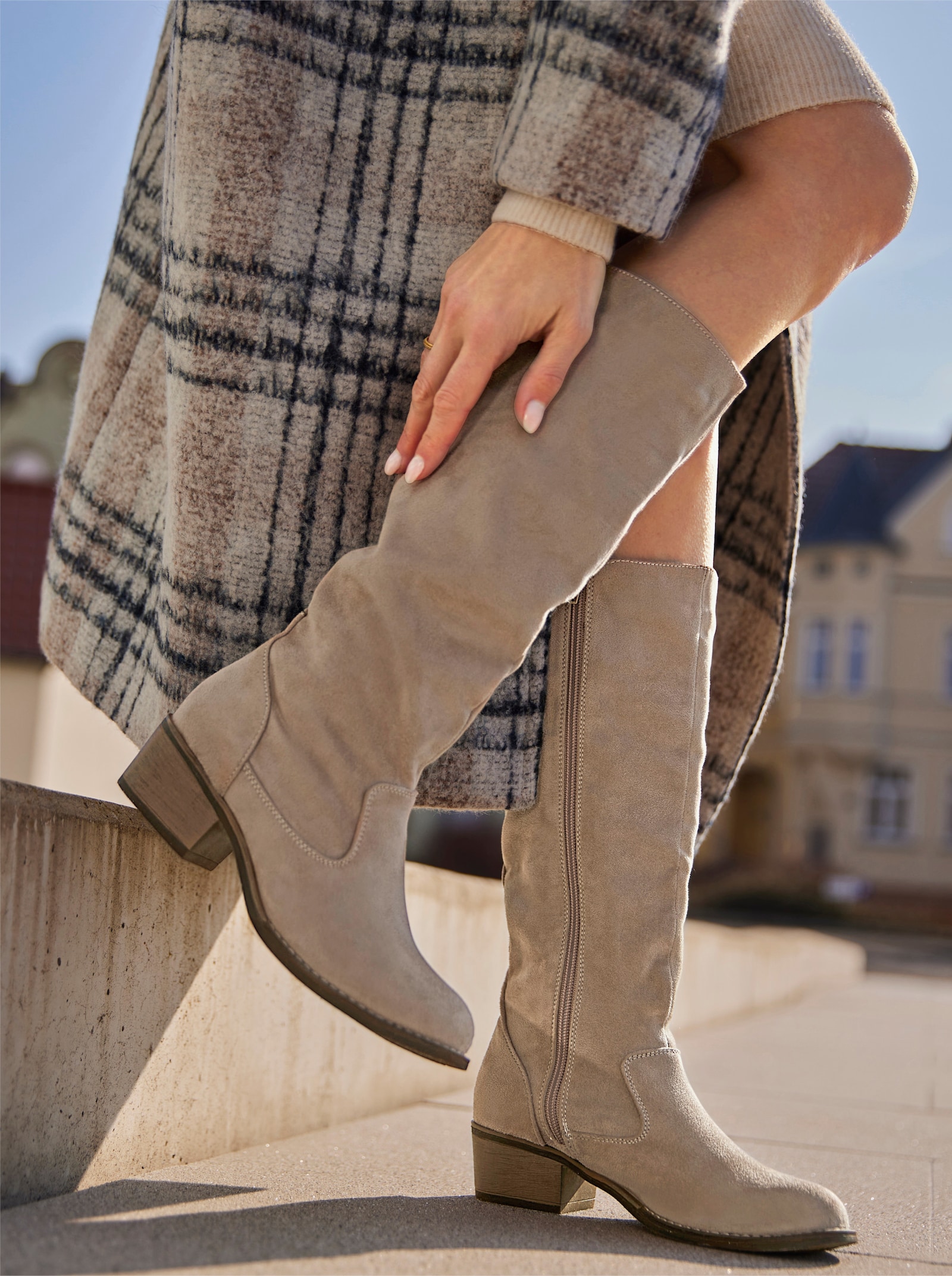 Andrea Conti Stiefel - taupe