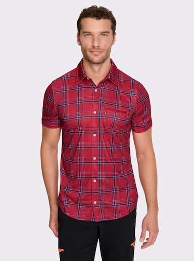 Catamaran Sports Funktionsshirt - rot-kariert