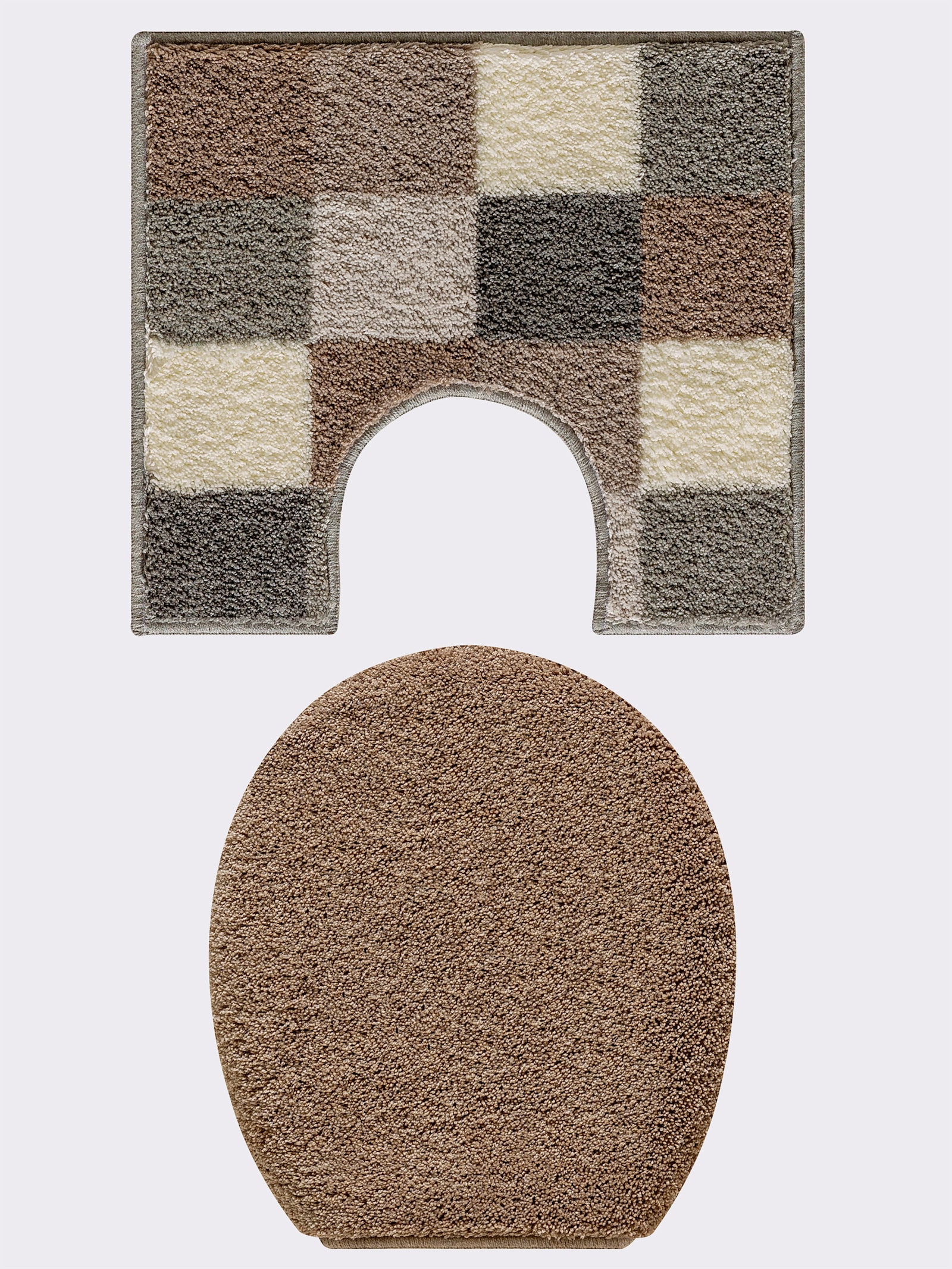 Grund Badematte - grau-taupe