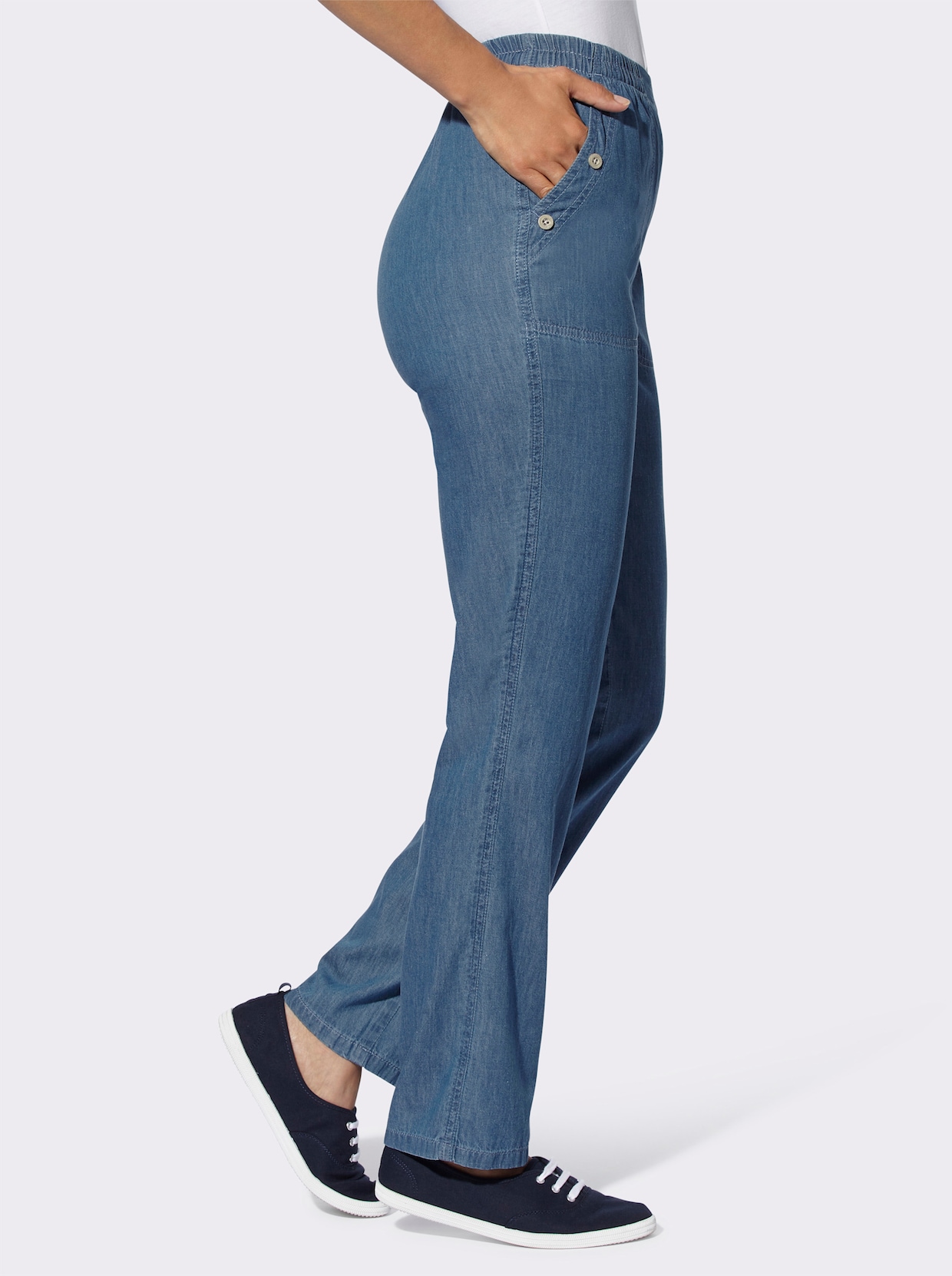 Comfortjeans - blue-bleached