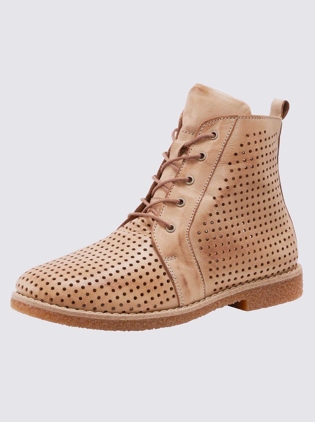 Andrea Conti Schnürstiefelette - camel