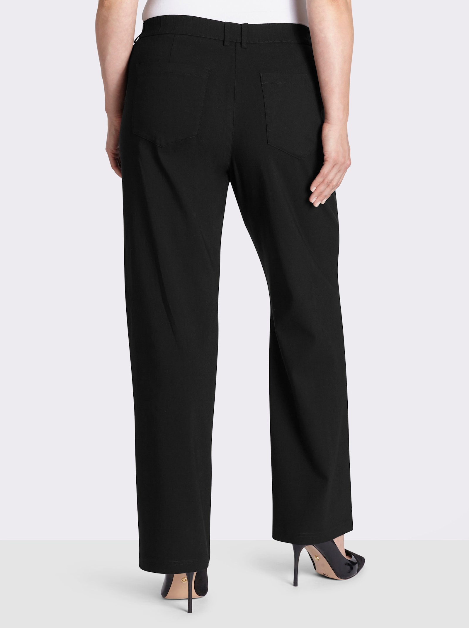 sheego Bengalinhose mit Shaping-Einsatz - schwarz