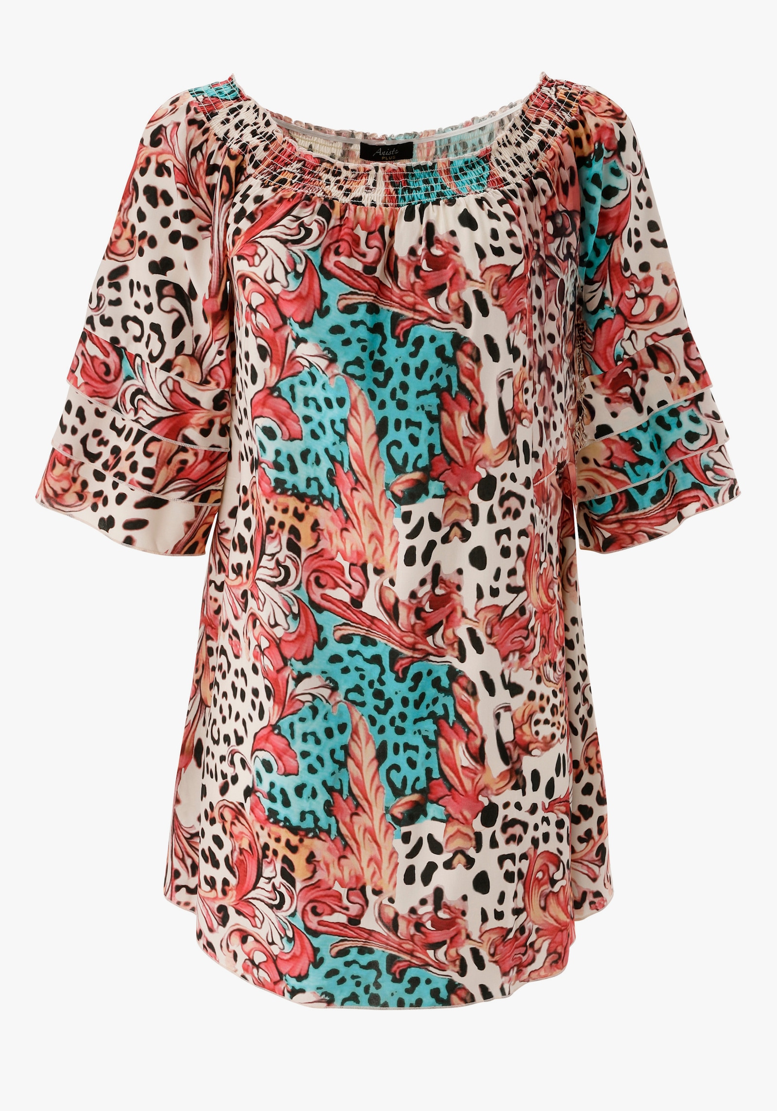 Aniston PLUS Blusenkleid - bunt