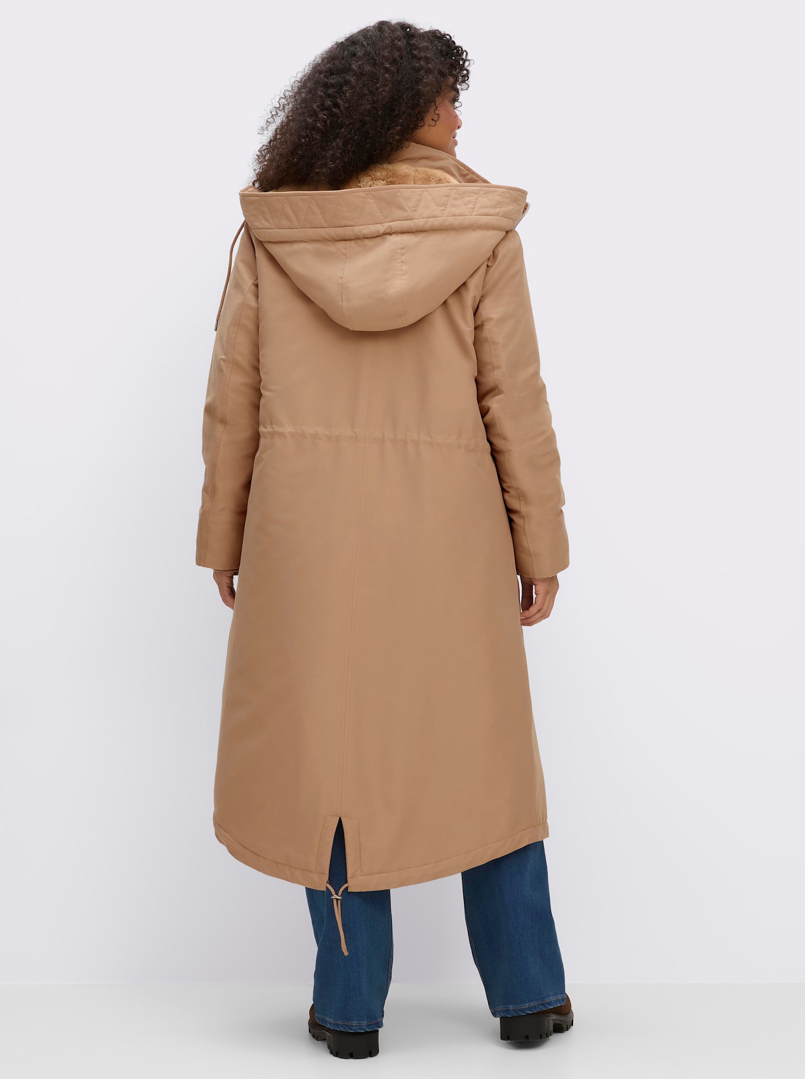 sheego Parka in wärmender Qualität - camel