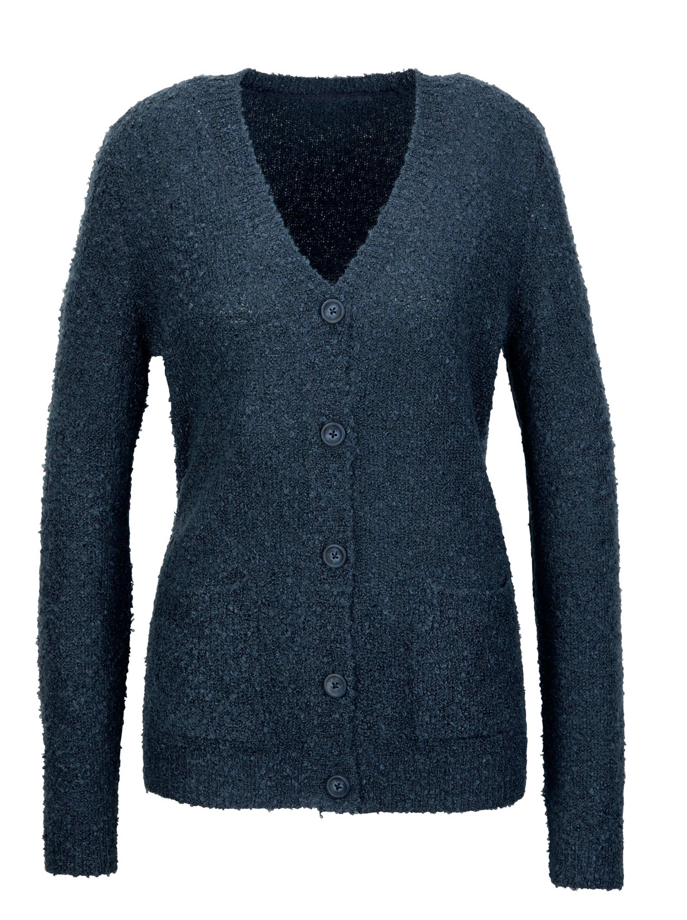 Strickjacke - blau
