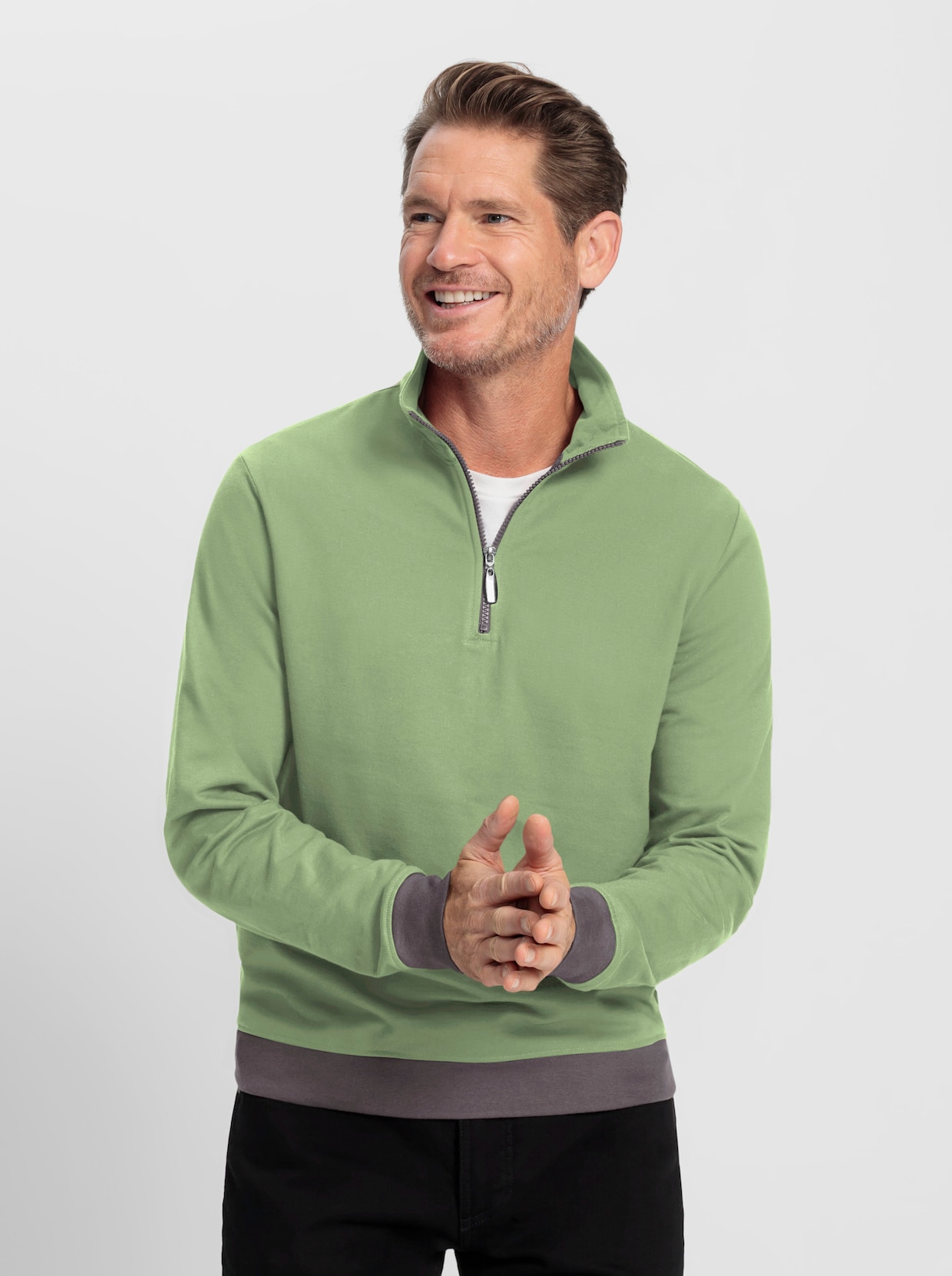 Catamaran Shirt met lange mouwen - eucalyptus