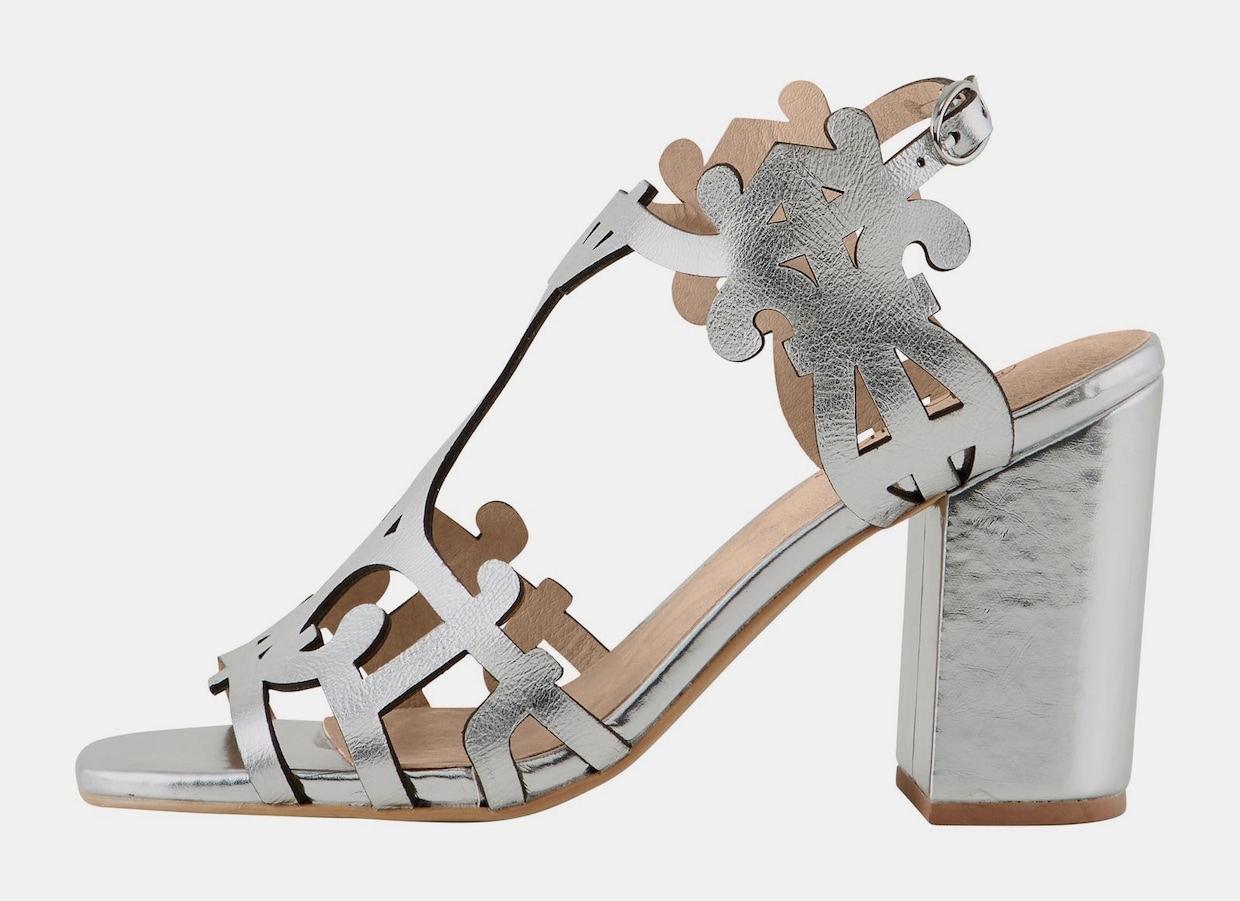 heine Sandalette - silberfarben