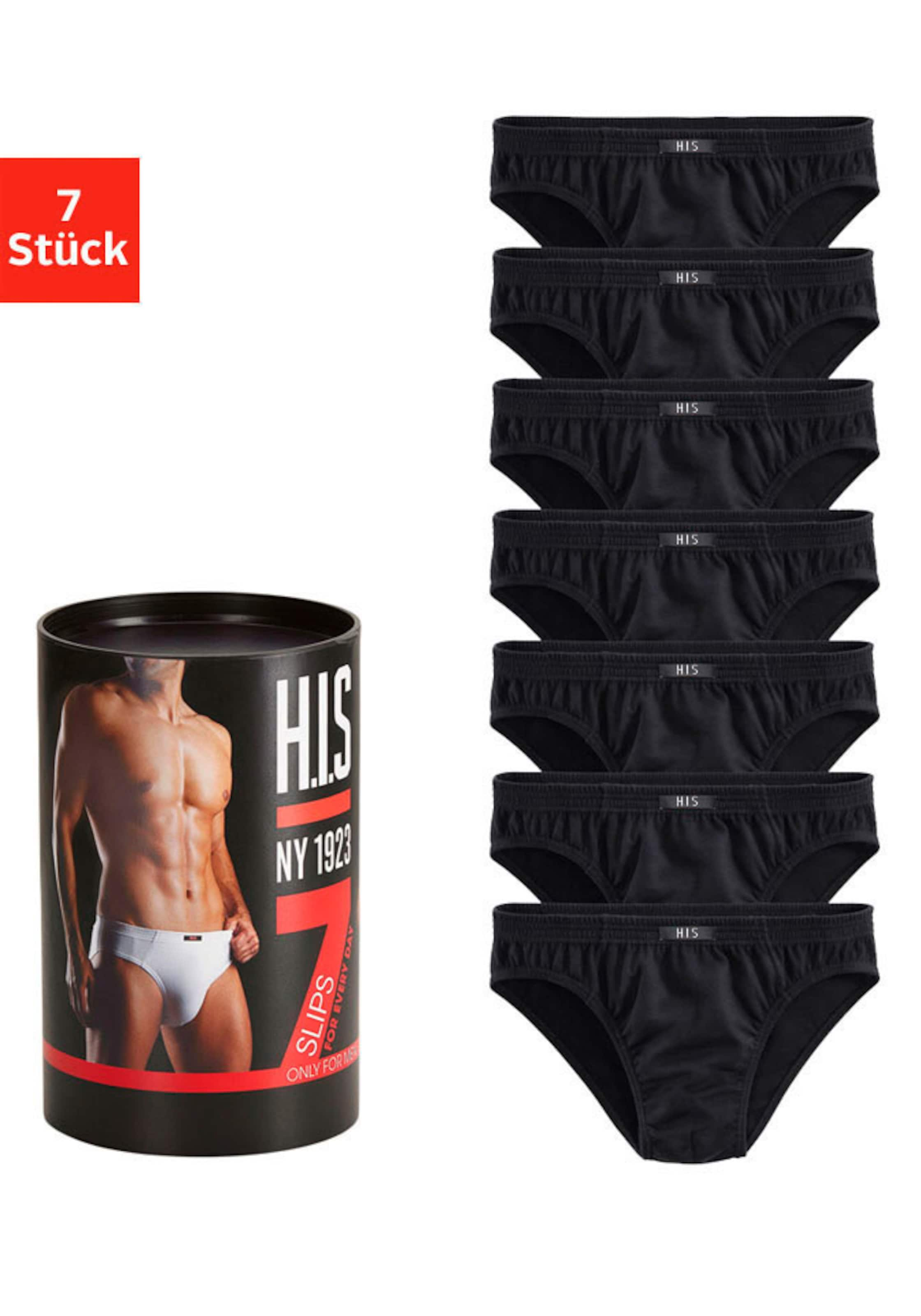 Slip,Mode günstig Kaufen-Slip in schwarz von H.I.S. Slip in schwarz von H.I.S <![CDATA[Die Wochenration: Slips aus der Dose in Schwarz oder Weiß.]]>. 