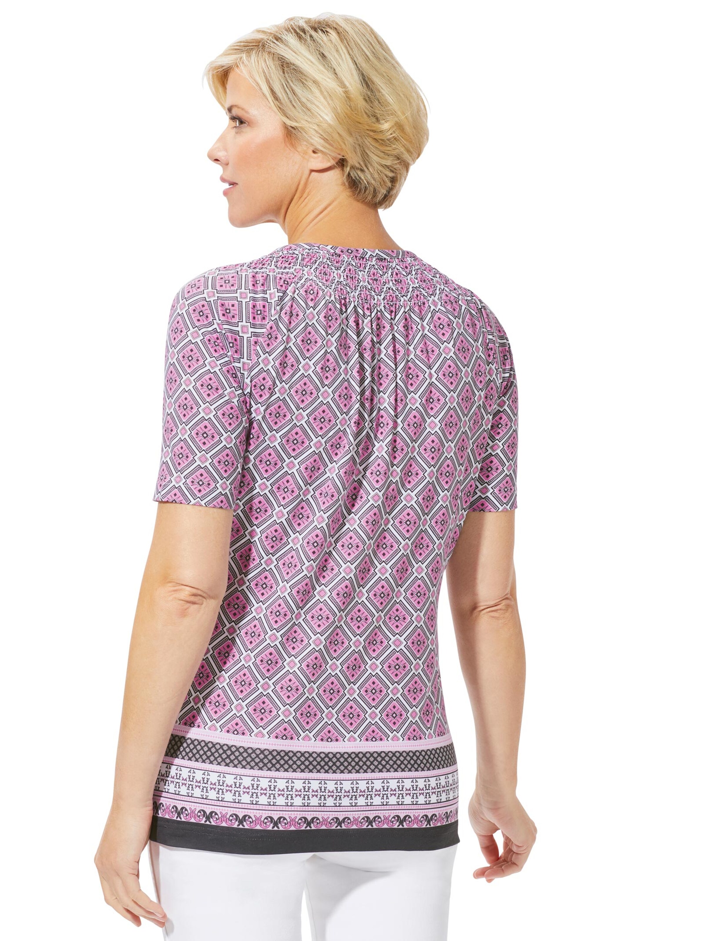 Shirt - rosé-gemustert