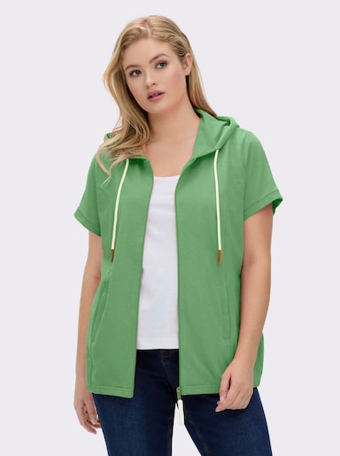 Sweatjacke - apfel