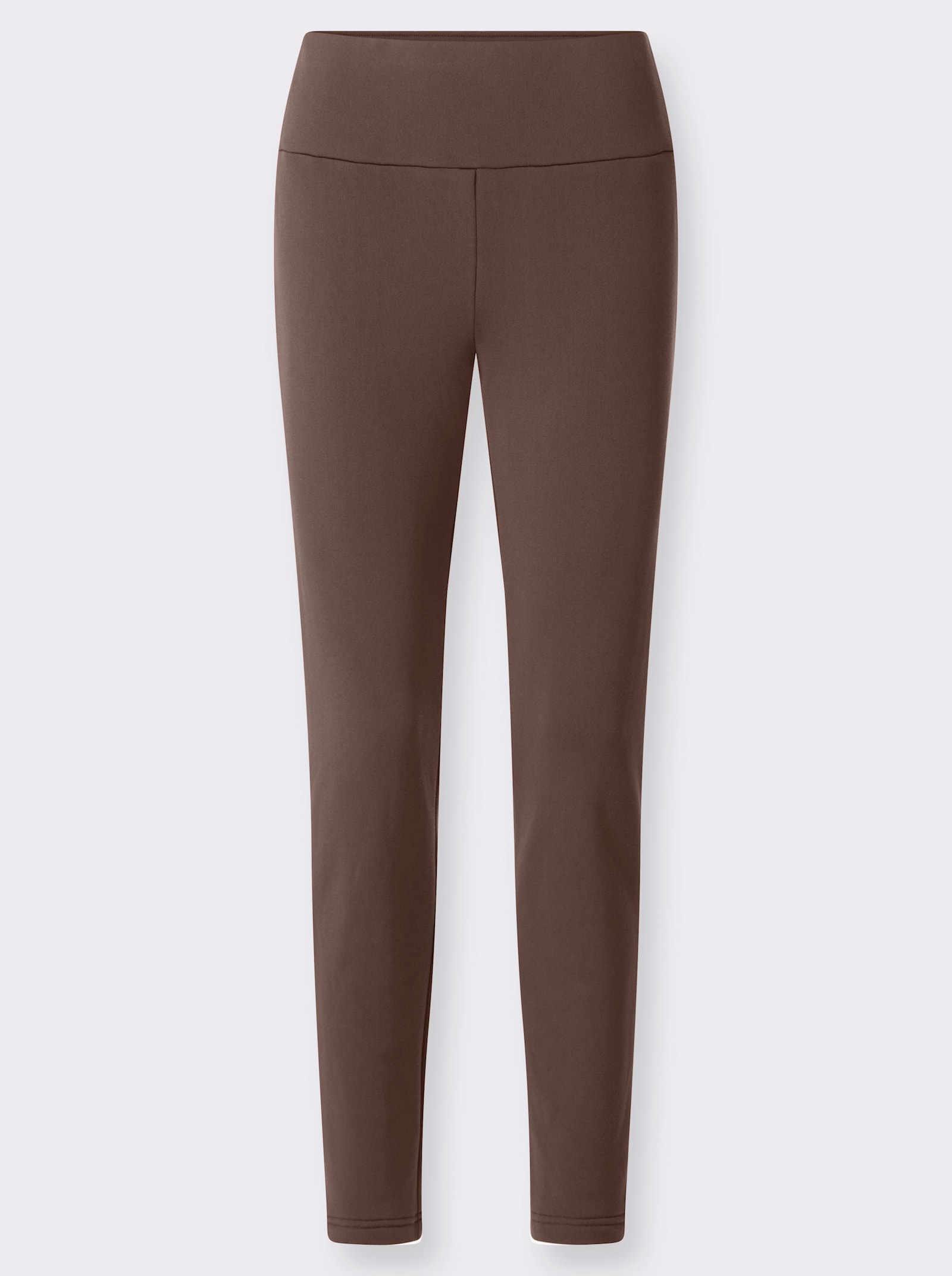 Thermoleggings mit Fleece-Futter - schoko
