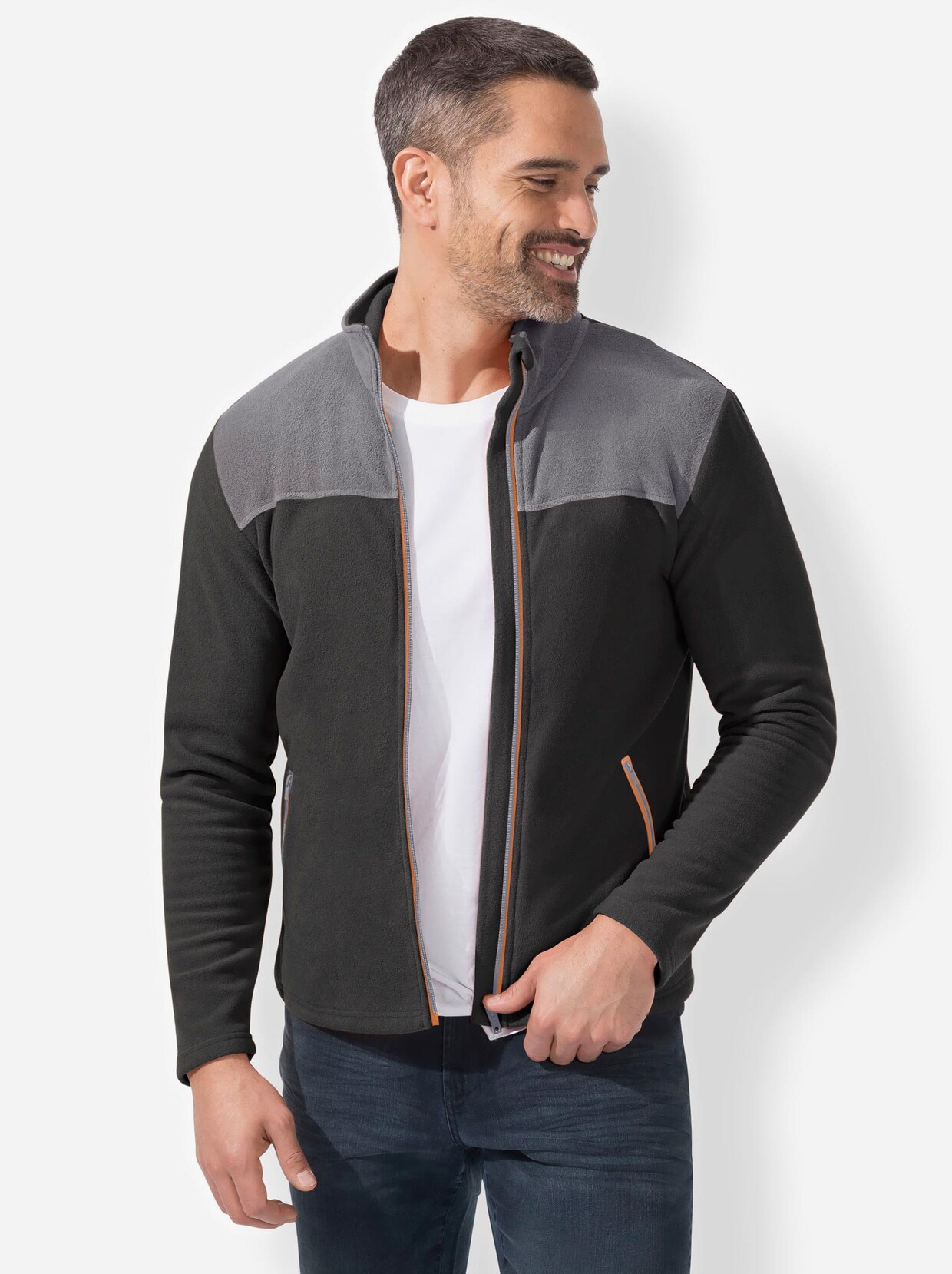 Catamaran Fleece-Jacke - graphit