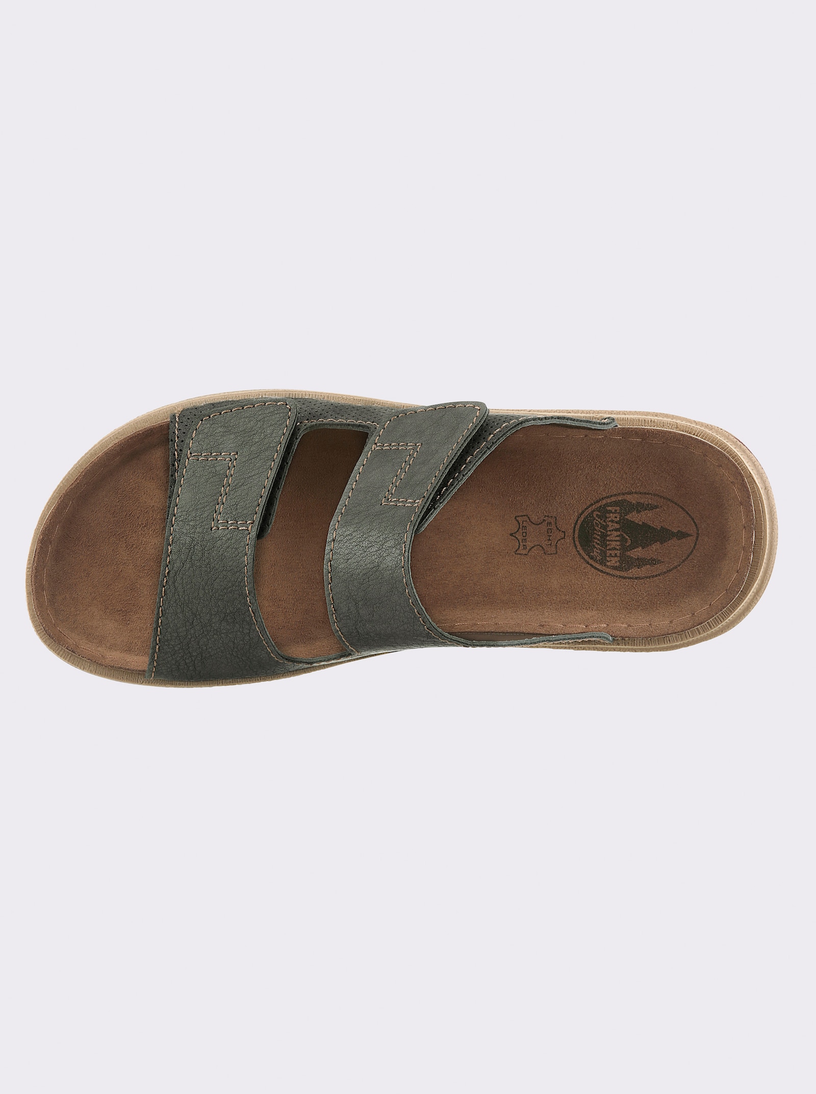 Franken Schuhe Slipper met gevoerd voetbed - grijs